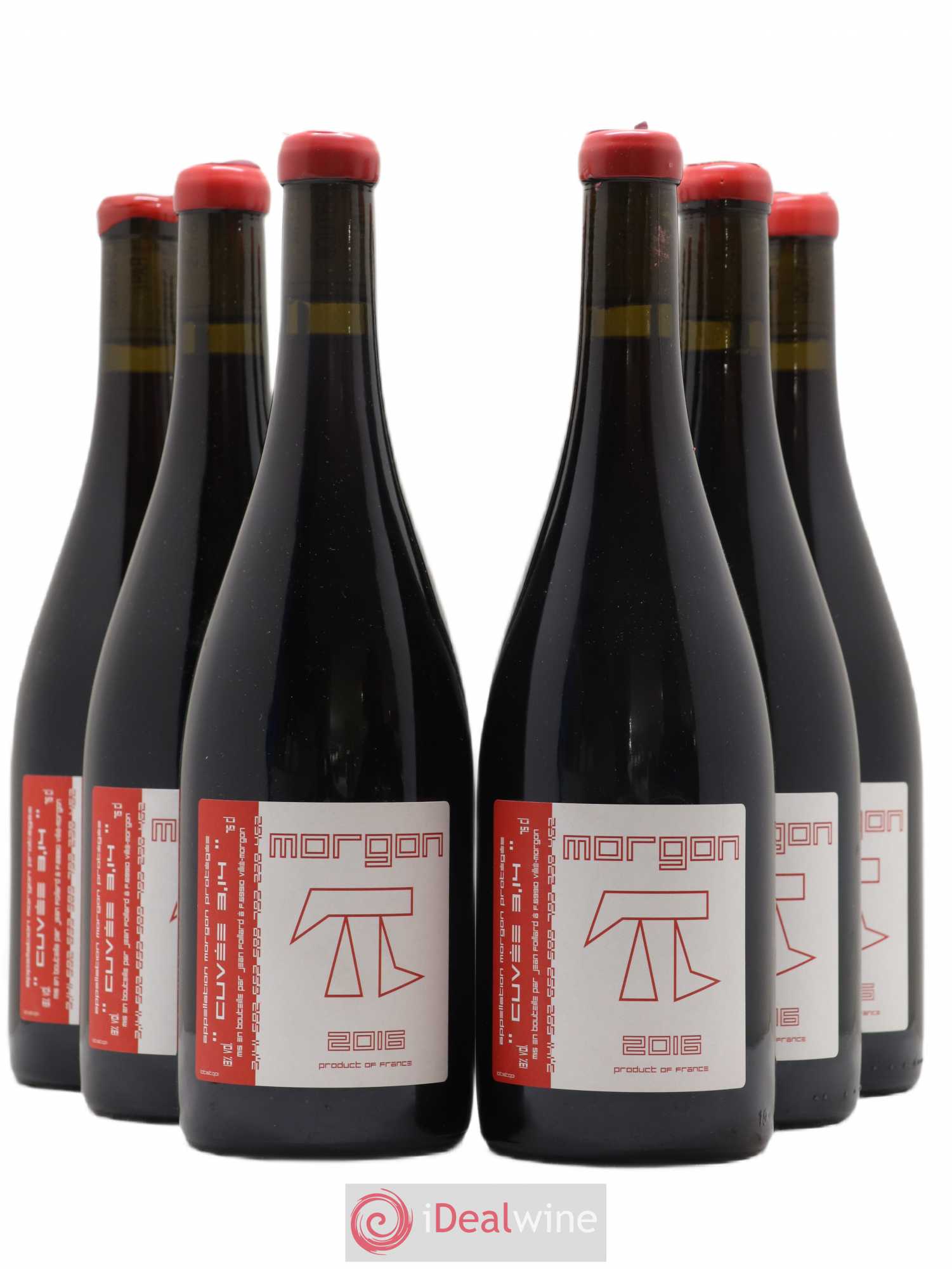 Morgon 3.14 Jean Foillard 2016 - Lot de 6 bouteilles - 0