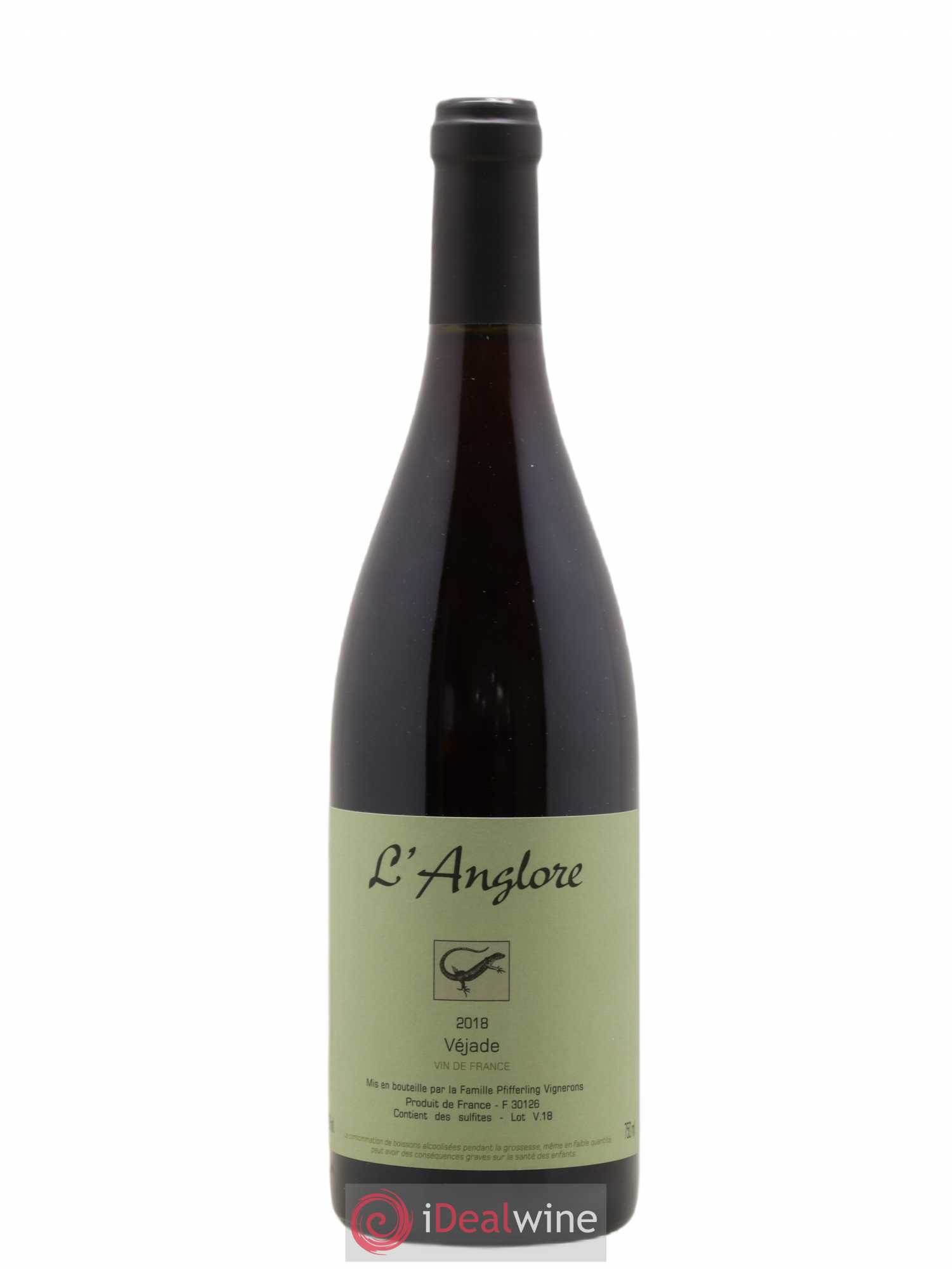 Vin de France Véjade L'Anglore 2018 - Lot de 1 bouteille - 0