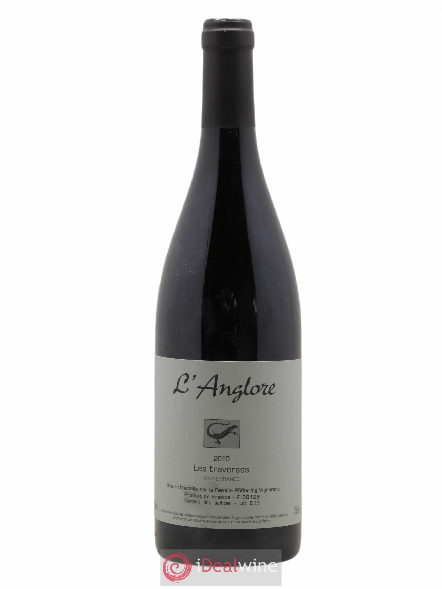 Vin de France Les Traverses L'Anglore 2019 - Lot de 1 bouteille - 0
