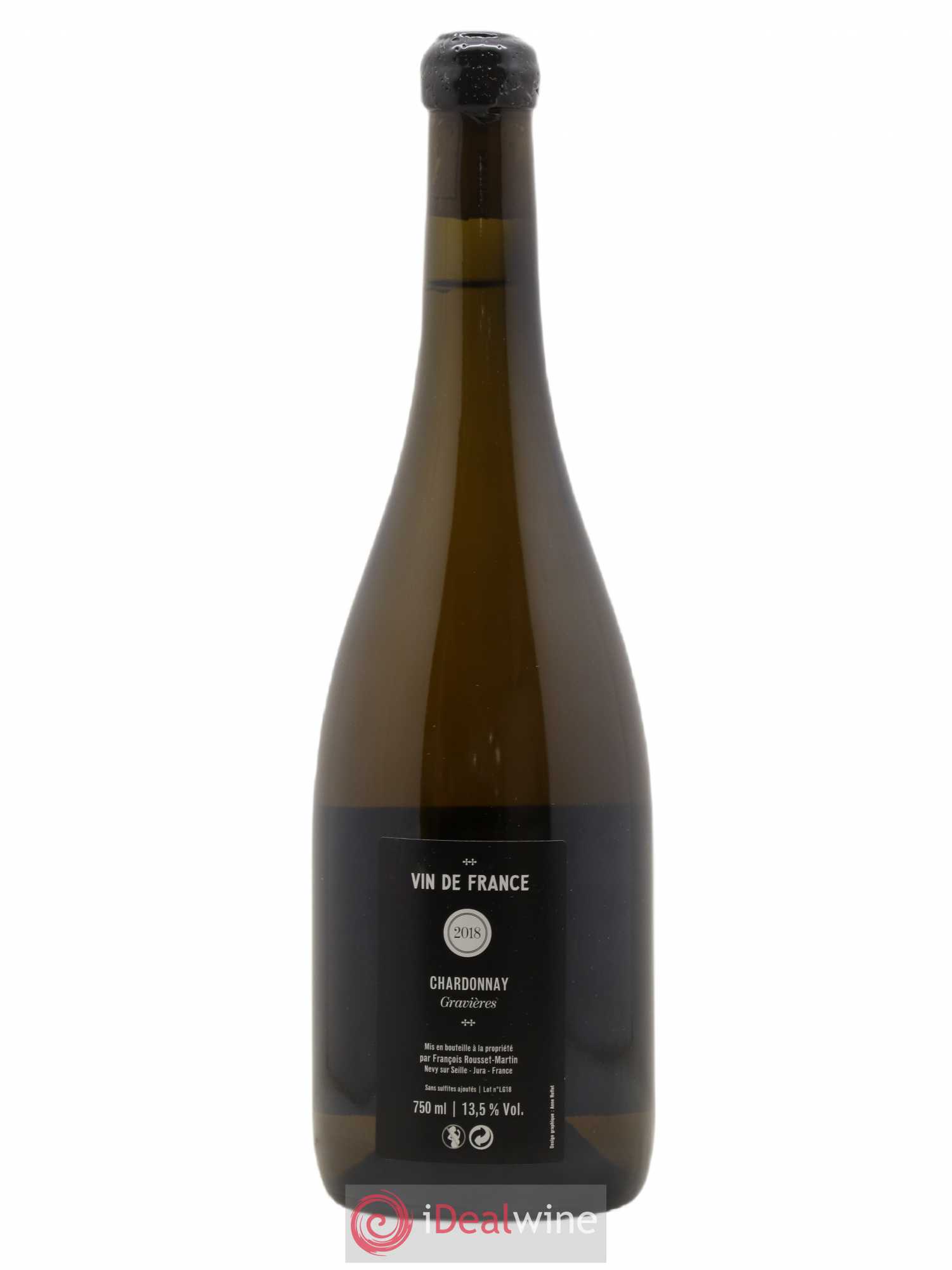Vin de France Gravières François Rousset Martin 2018 - Lot de 1 bouteille - 1