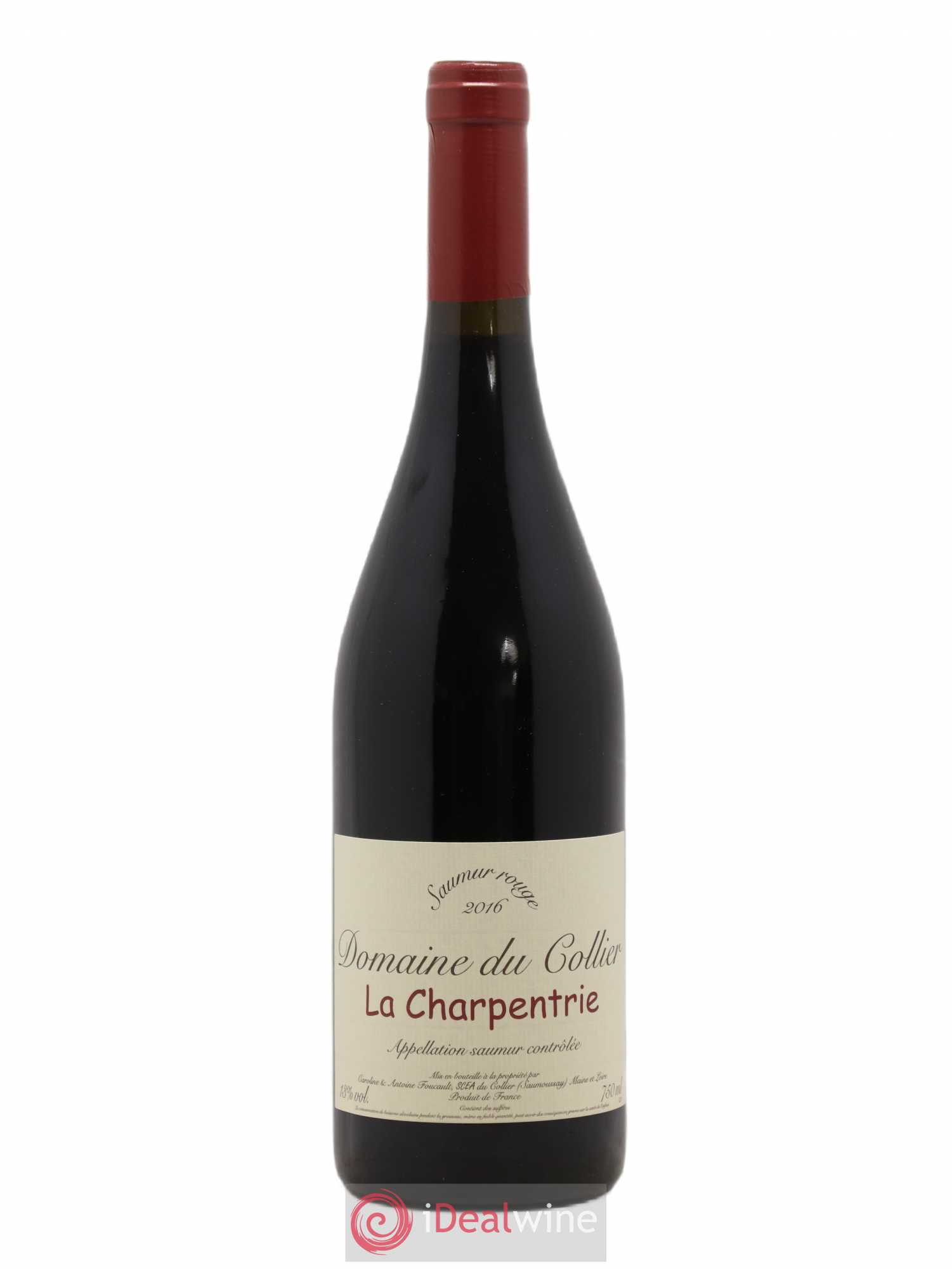 Saumur La Charpentrie Domaine du Collier 2016 - Lot de 1 bouteille - 0