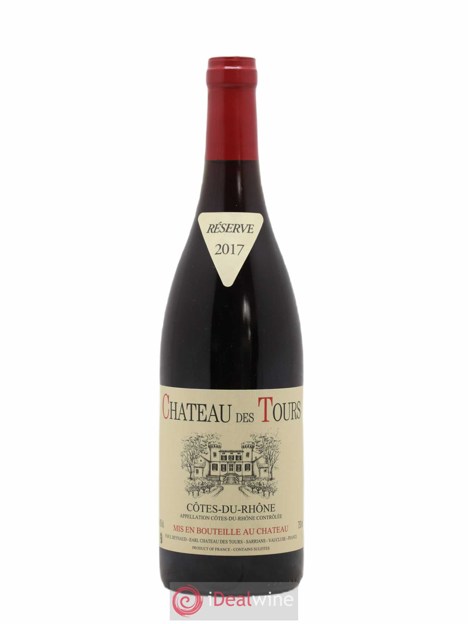 Côtes-du-Rhône Château des Tours Emmanuel Reynaud 2017 - Lot de 1 bouteille - 0