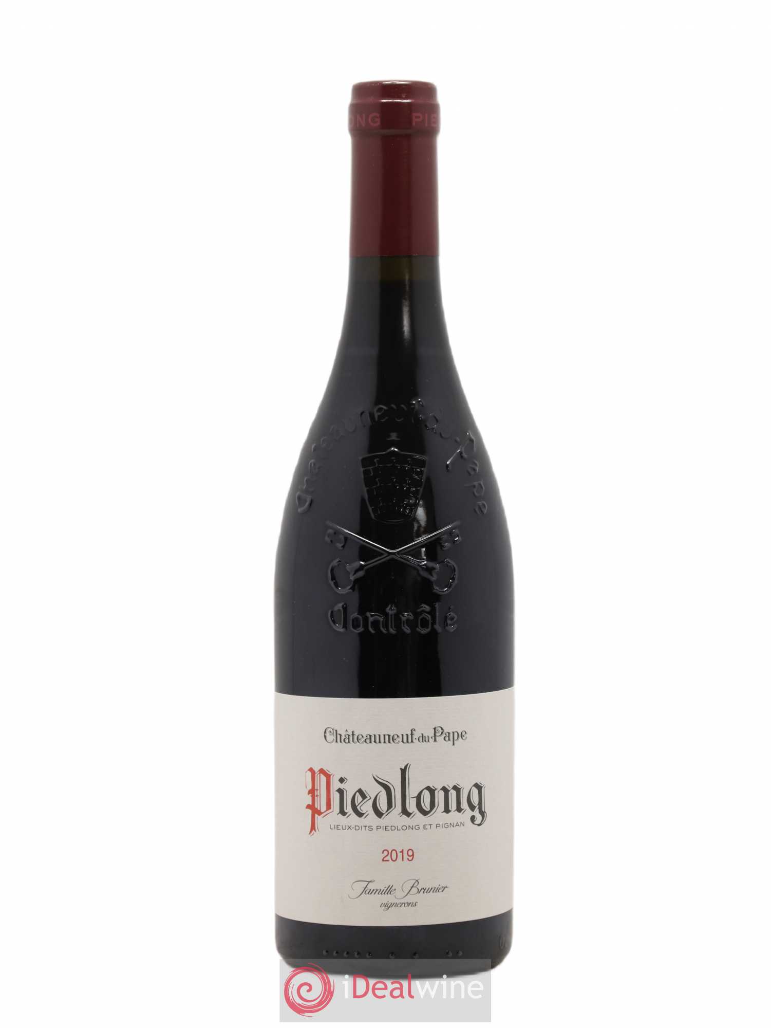 Châteauneuf-du-Pape Vieux Télégraphe (Domaine du) Piedlong Vignobles Brunier 2019 - Lot de 1 bouteille - 0