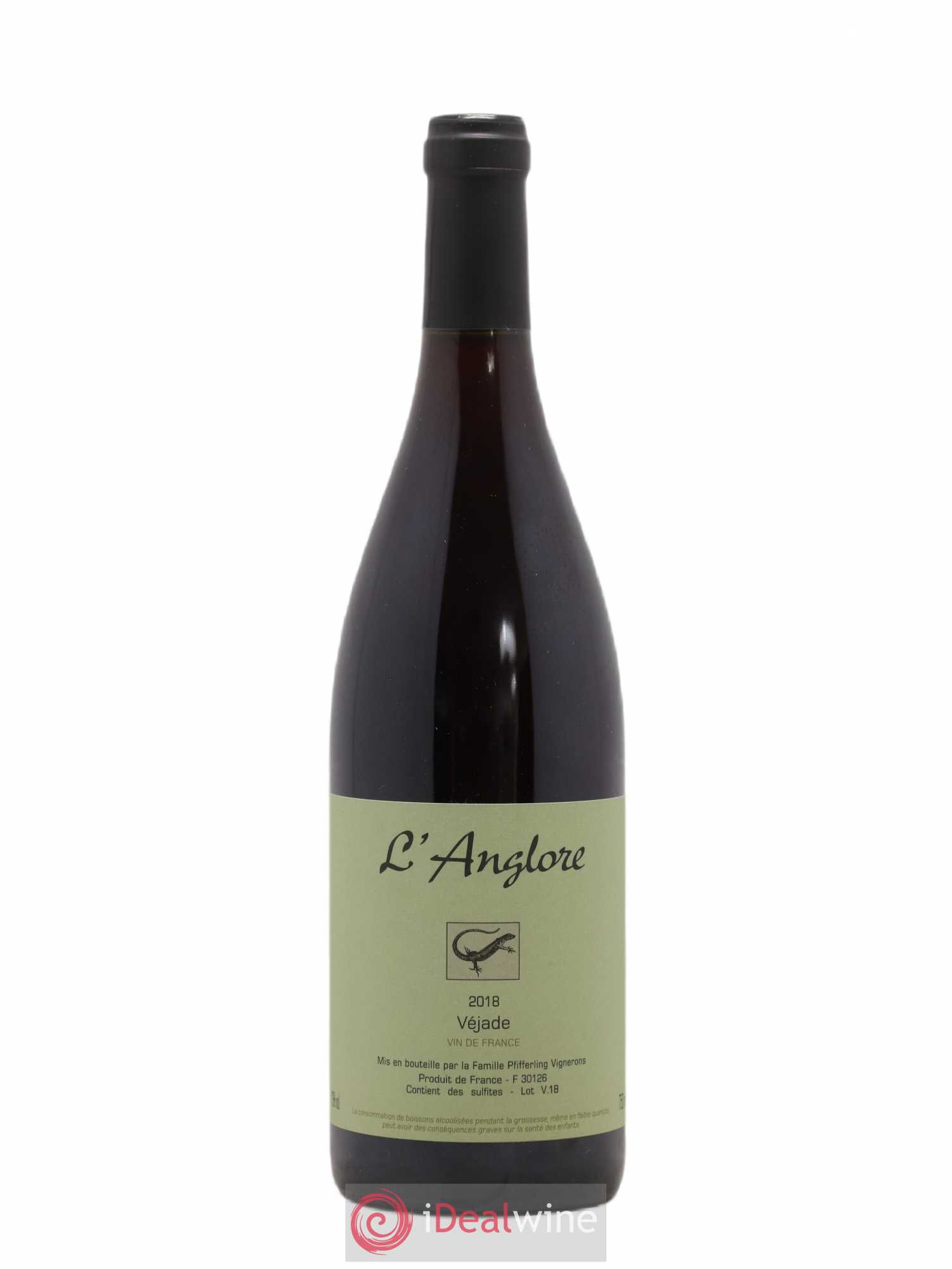 Vin de France Véjade L'Anglore 2018 - Lot de 1 bouteille - 0