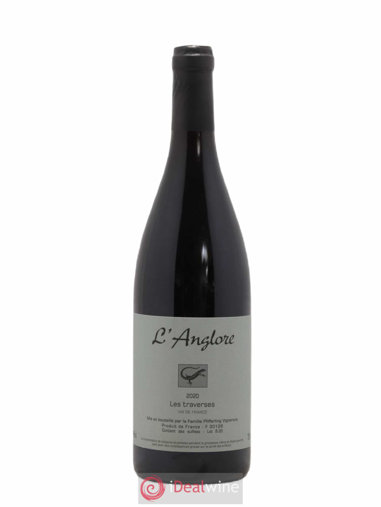 Vin de France Les Traverses L'Anglore 2020 - Lot de 1 bouteille - 0