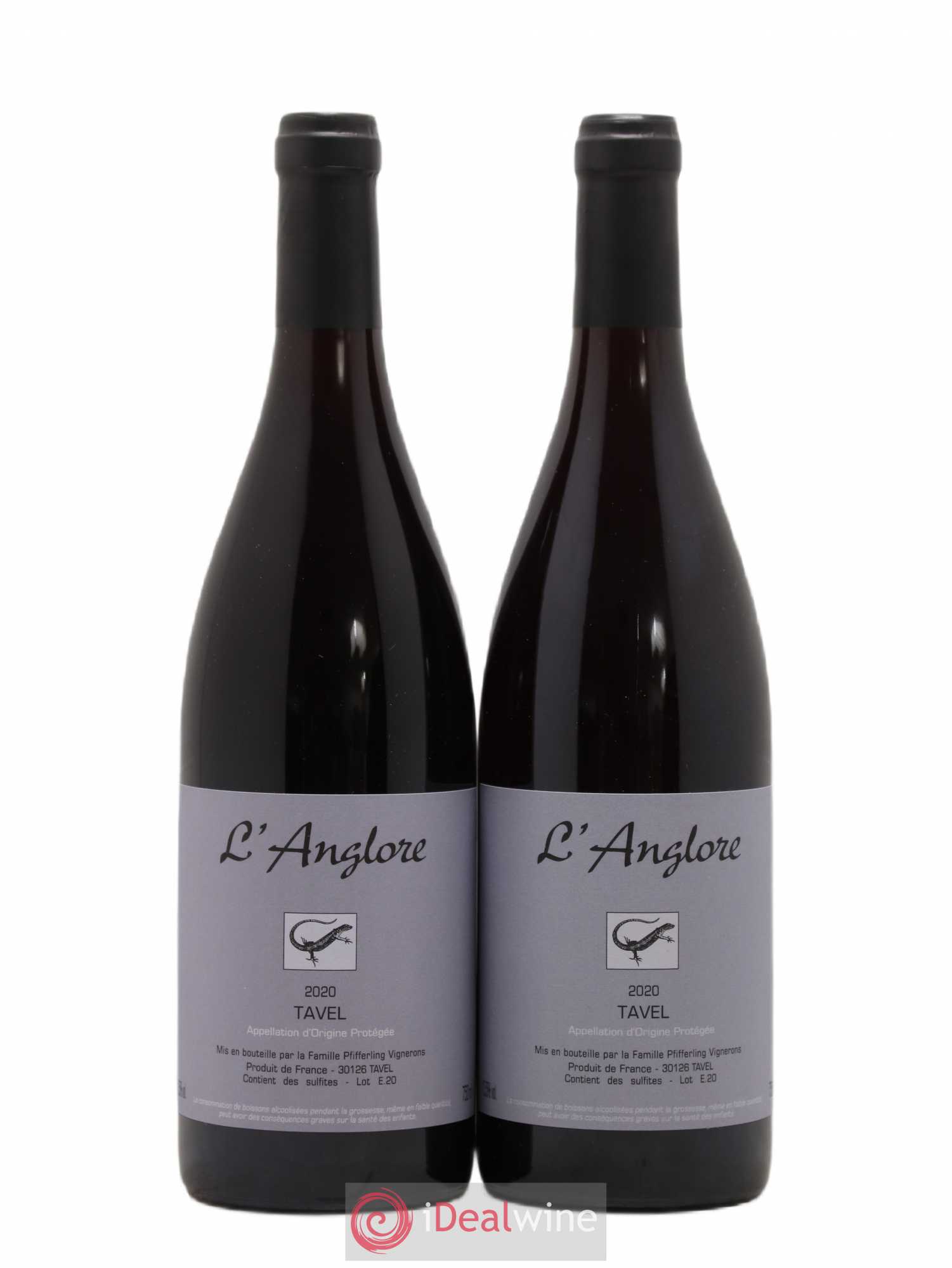 Tavel L'Anglore 2020 - Posten von 2 Flaschen - 0