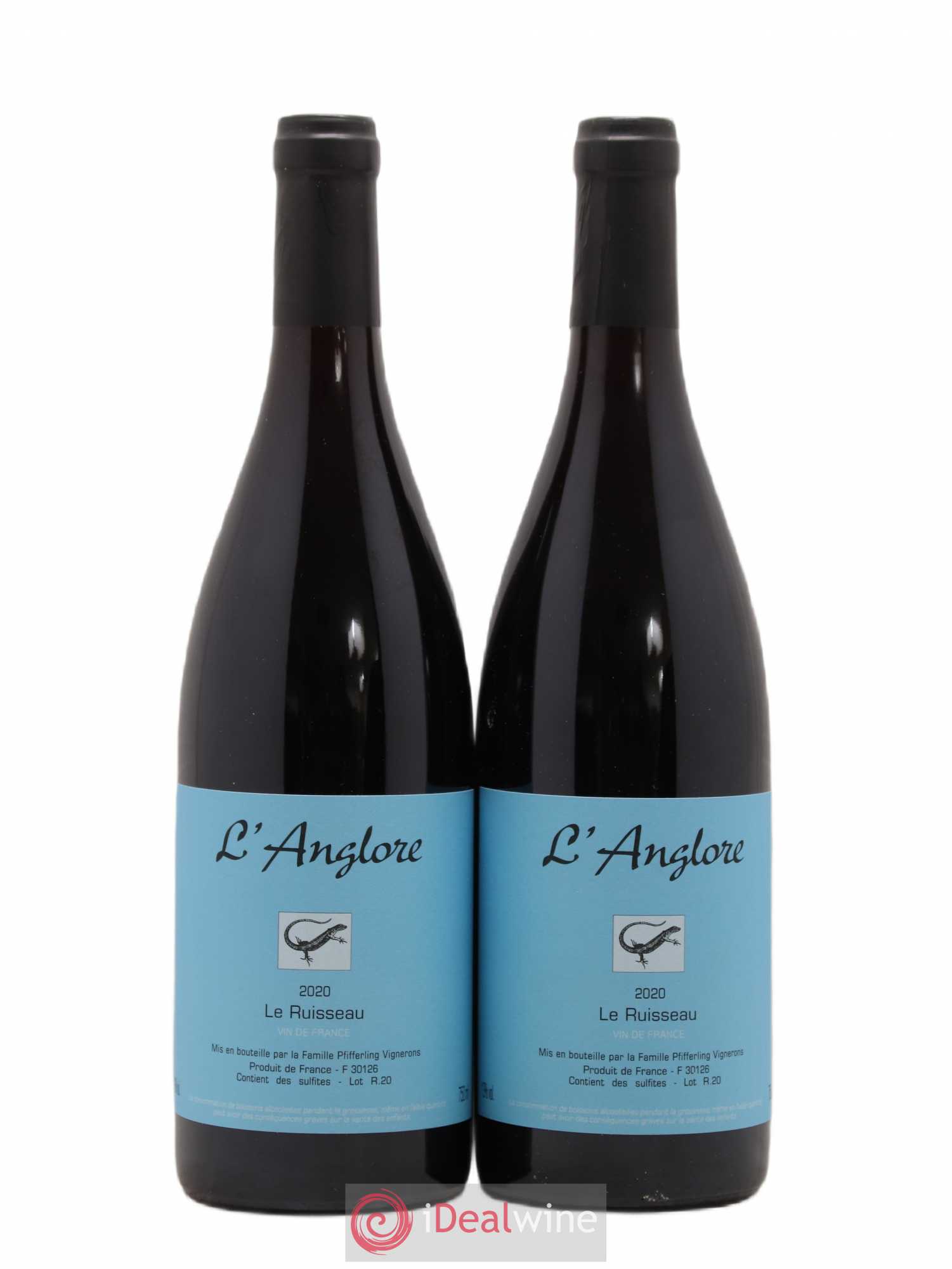 Vin de France Le Ruisseau L'Anglore 2020 - Lot de 2 bouteilles - 0