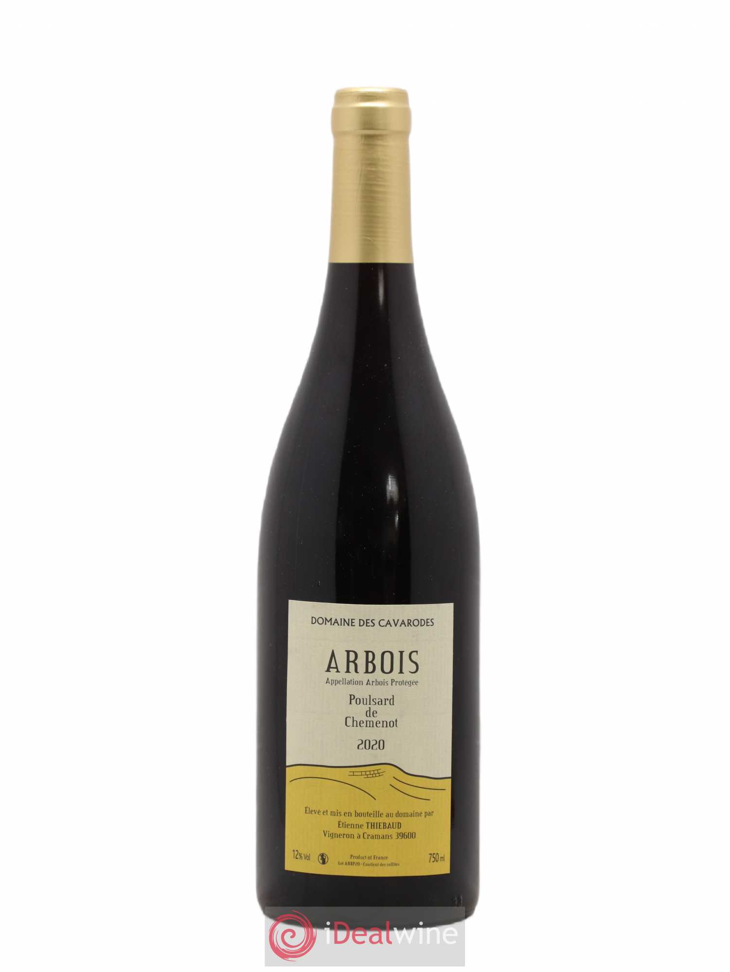 Arbois Poulsard de Chemenot Cavarodes (Domaine des) - Etienne Thiébaud 2020 - Lot de 1 bouteille - 0