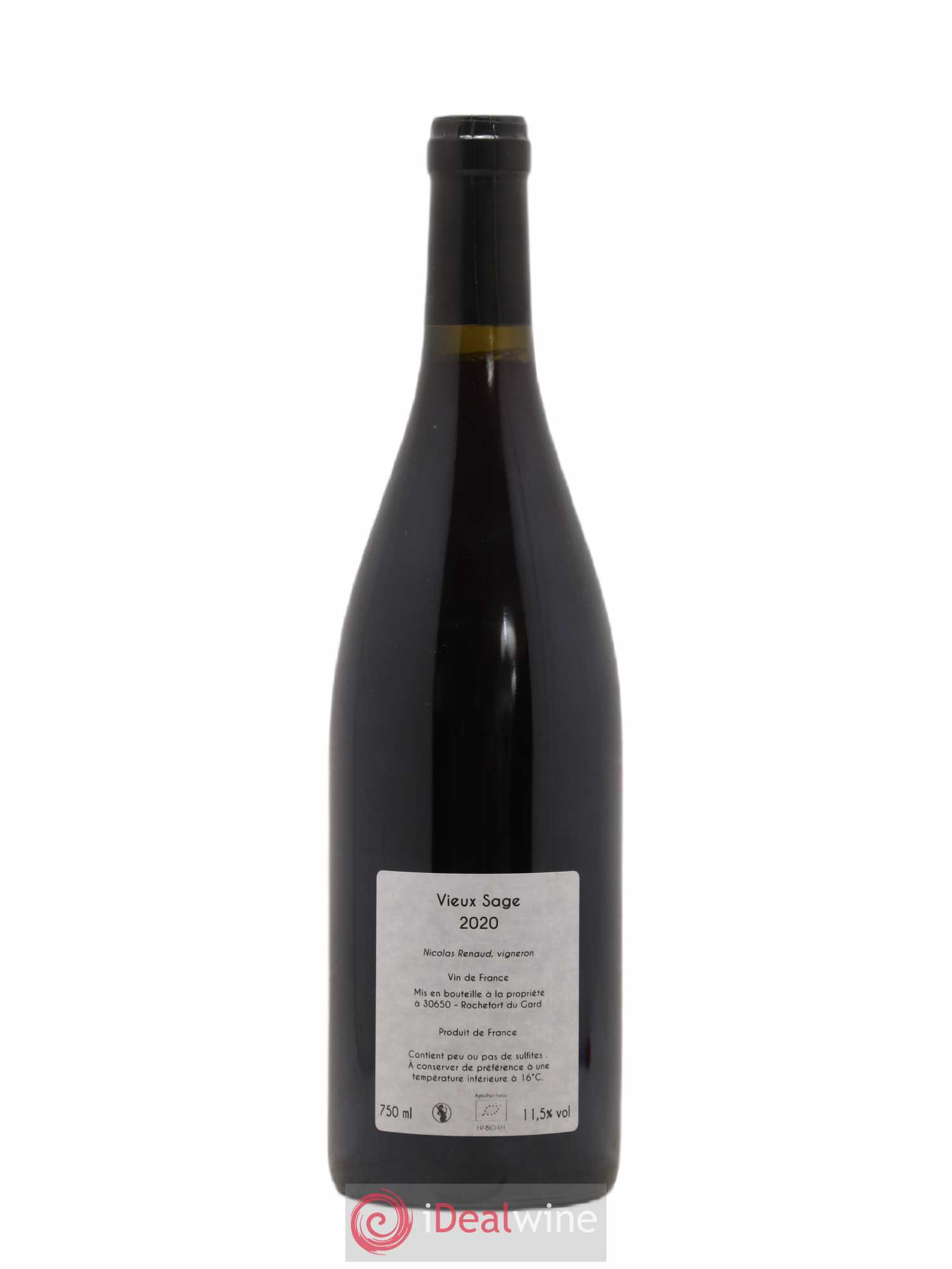 Vin de France Vieux sage Clos des Grillons 2020 - Posten von 1 Flasche - 1
