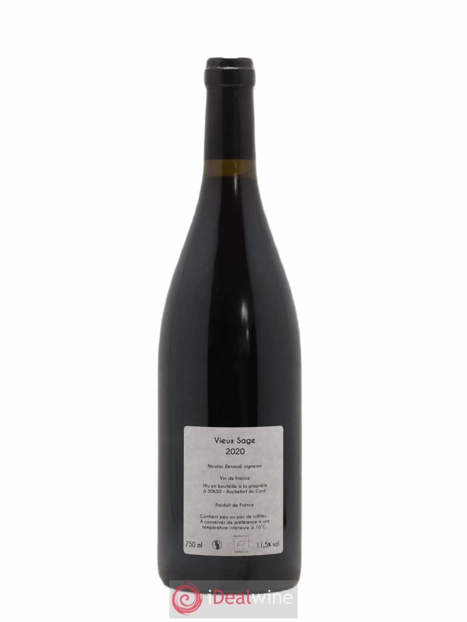 Vin de France Vieux sage Clos des Grillons 2020 - Posten von 1 Flasche - 1