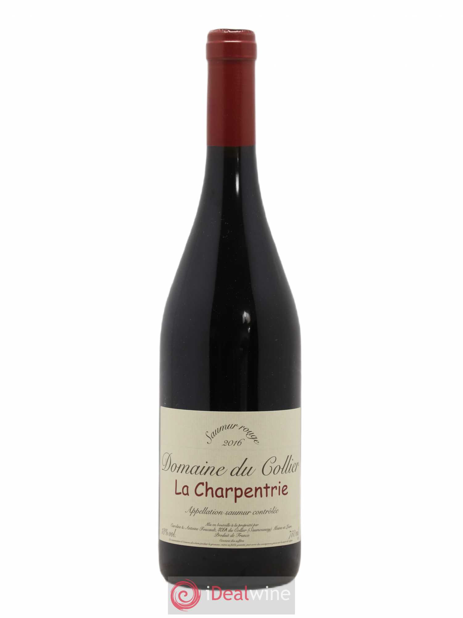 Saumur La Charpentrie Domaine du Collier 2016 - Lot de 1 bouteille - 0