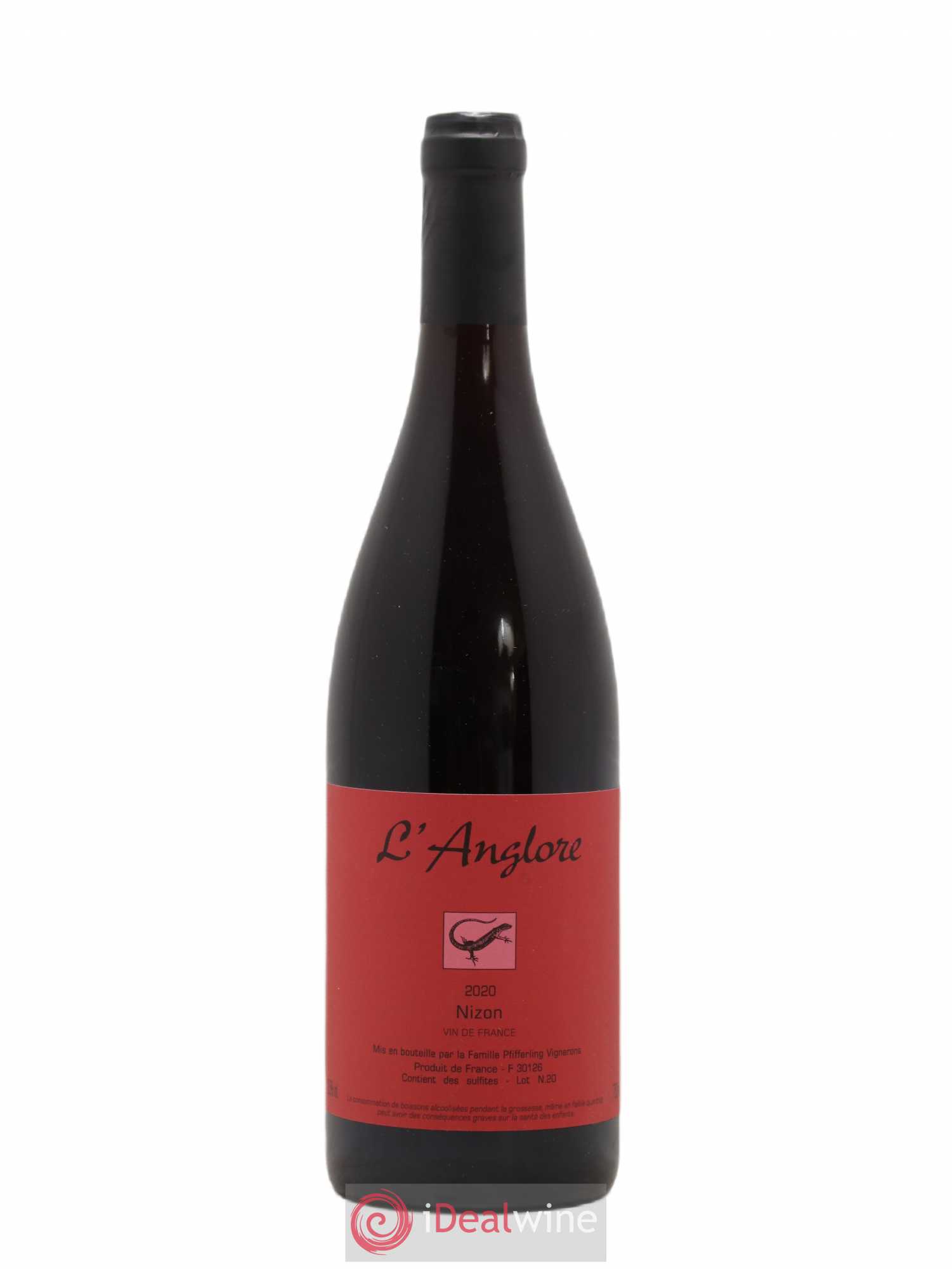 Vin de France Nizon L'Anglore 2020 - Lot de 1 bouteille - 0