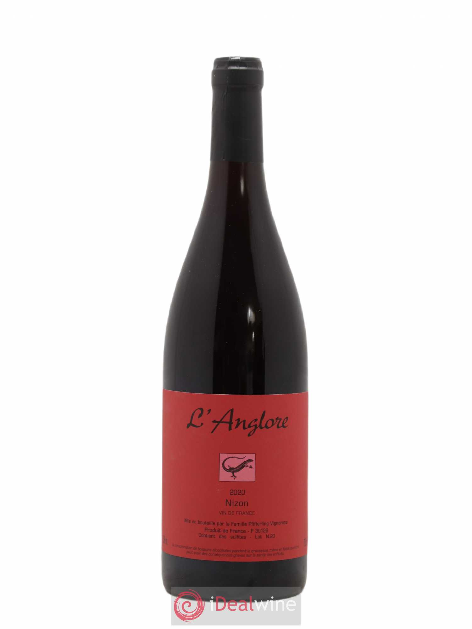 Vin de France Nizon L'Anglore 2020 - Lot de 1 bouteille - 0