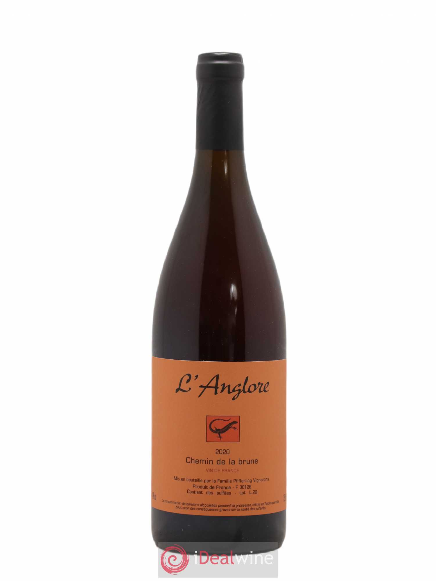 Vin de France Chemin de la brune L'Anglore 2020 - Lot de 1 bouteille - 0