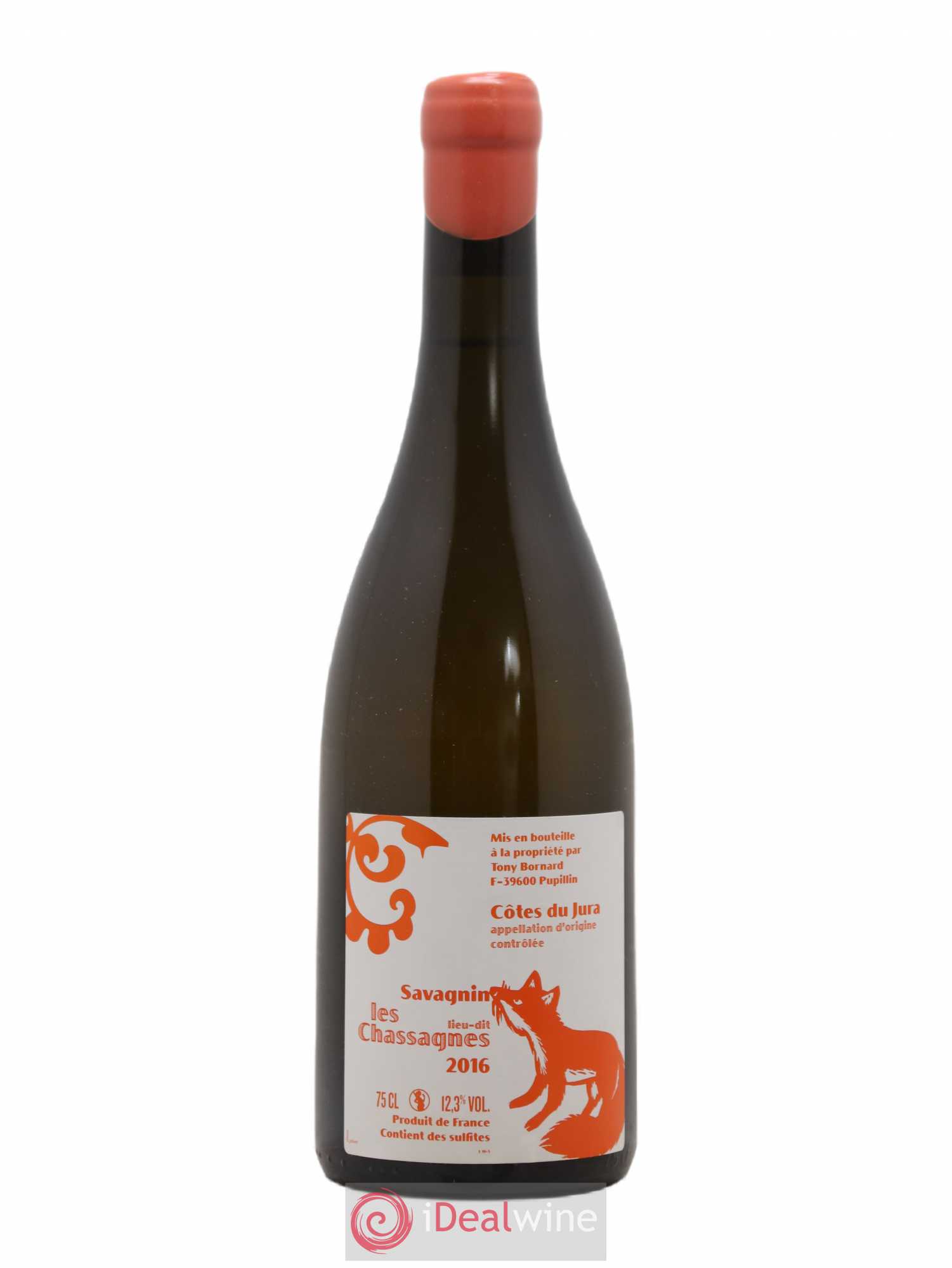 Côtes du Jura Les Chassagnes Savagnin Ouillé Bornard 2016 - Lot de 1 bouteille - 0