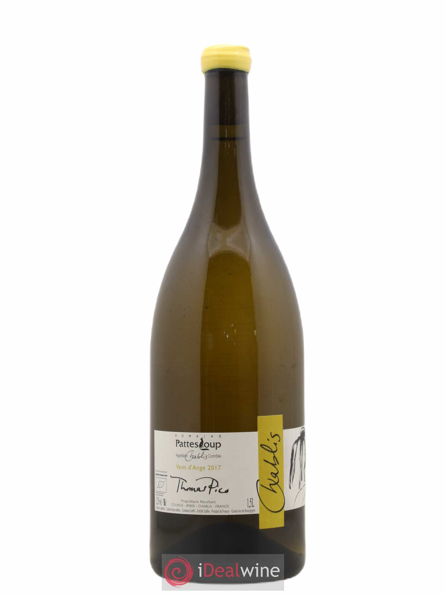 Chablis Vent d'Ange Pattes Loup (Domaine) 2017 - Lot de 1 magnum - 0