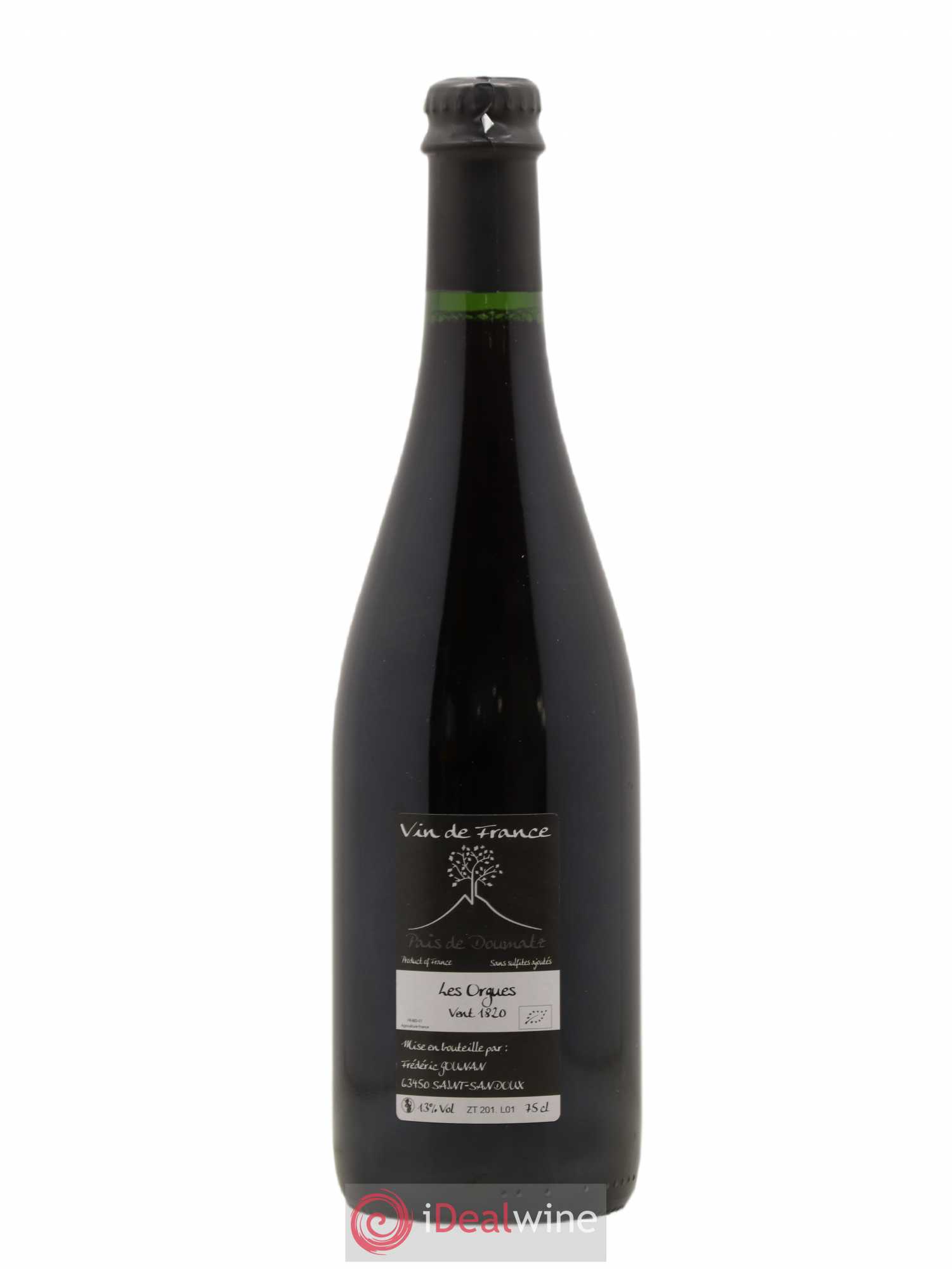Vin de France Les Orgues Vignoble de l'Arbre Blanc 2018 - Lot de 1 bouteille - 1