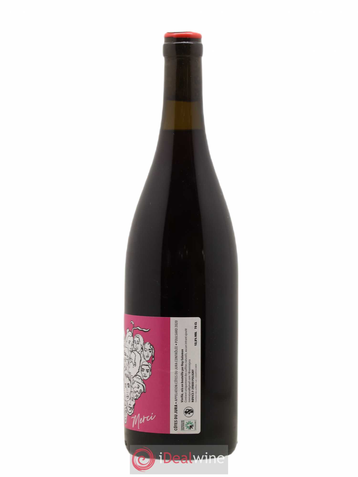 Côtes du Jura Poulsard Merci Novice 2020 - Lot de 1 bouteille - 1