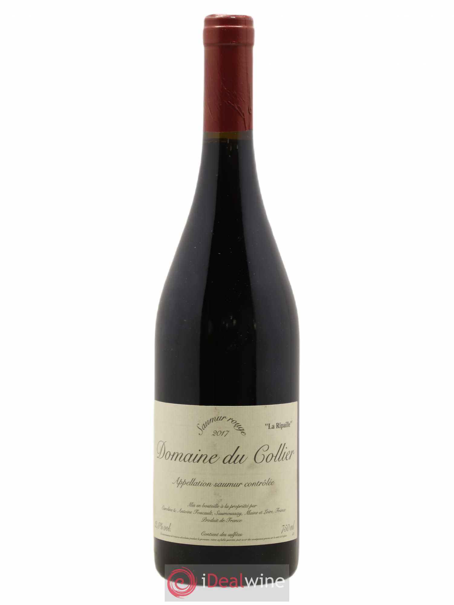 Saumur La Ripaille Domaine du Collier 2017 - Lot de 1 bouteille - 0
