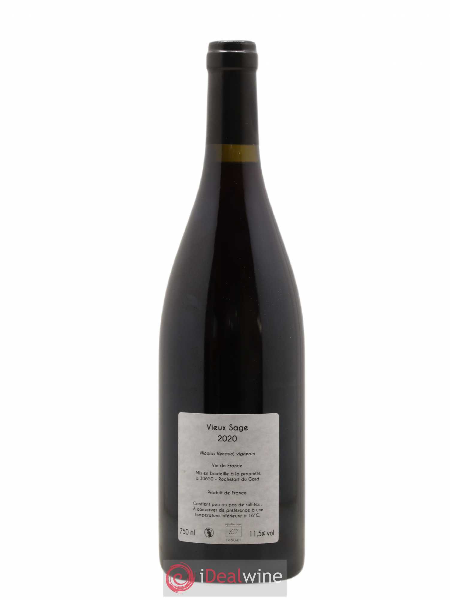 Vin de France Vieux sage Clos des Grillons 2020 - Posten von 1 Flasche - 1