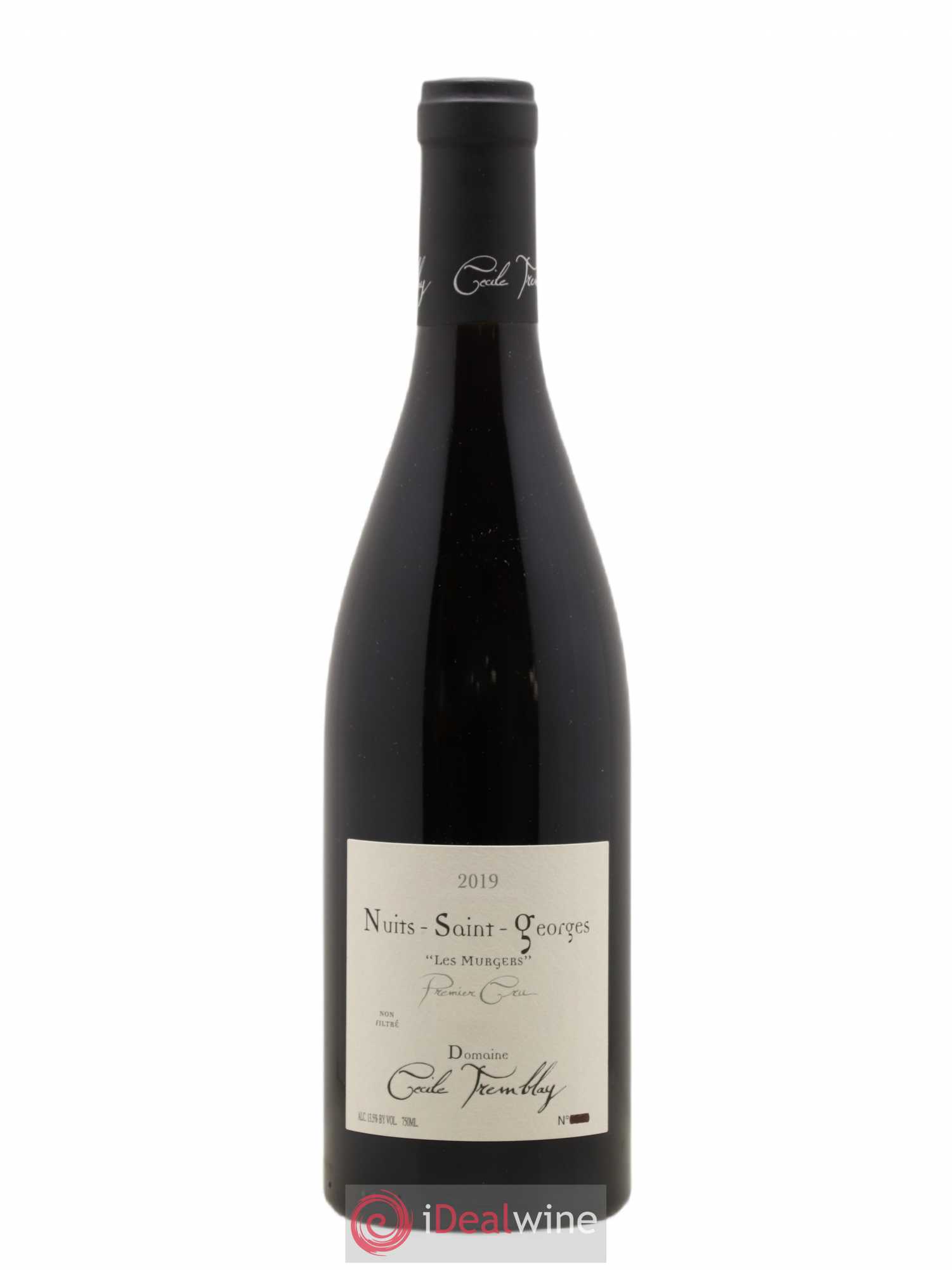 Nuits-Saint-Georges 1er Cru Les Murgers Cécile Tremblay 2019 - Lot de 1 bouteille - 0