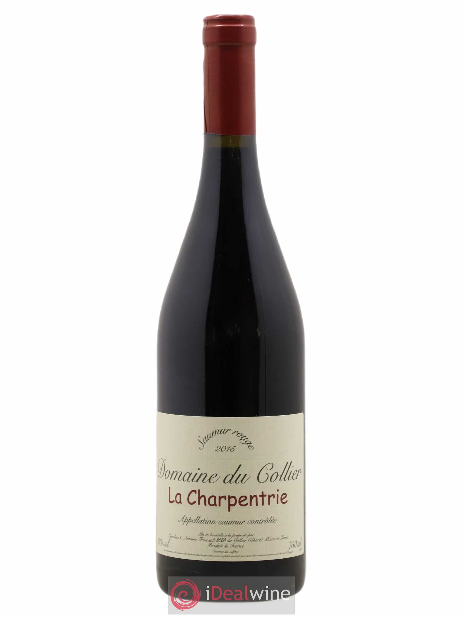 Saumur La Charpentrie Domaine du Collier 2015 - Lot de 1 bouteille - 0