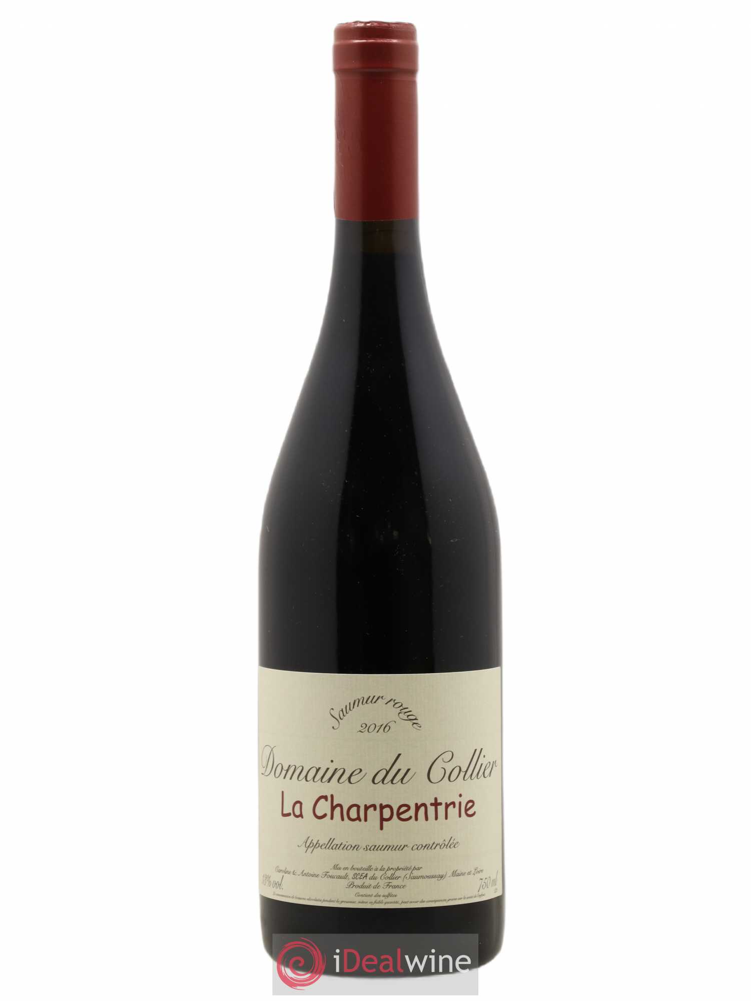 Saumur La Charpentrie Domaine du Collier 2016 - Lot de 1 bouteille - 0