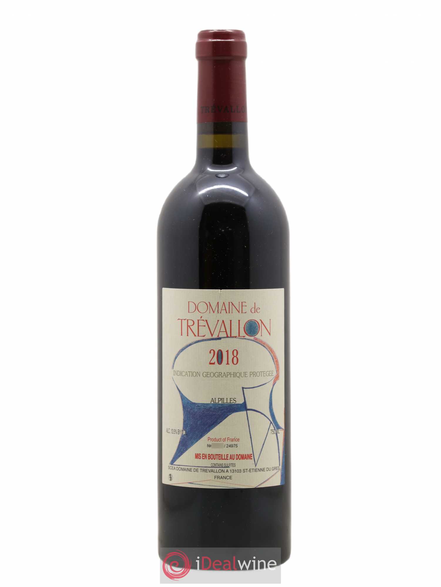 Alpilles Trévallon (Domaine de) Eloi Dürrbach 2018 - Lot de 1 bouteille - 0