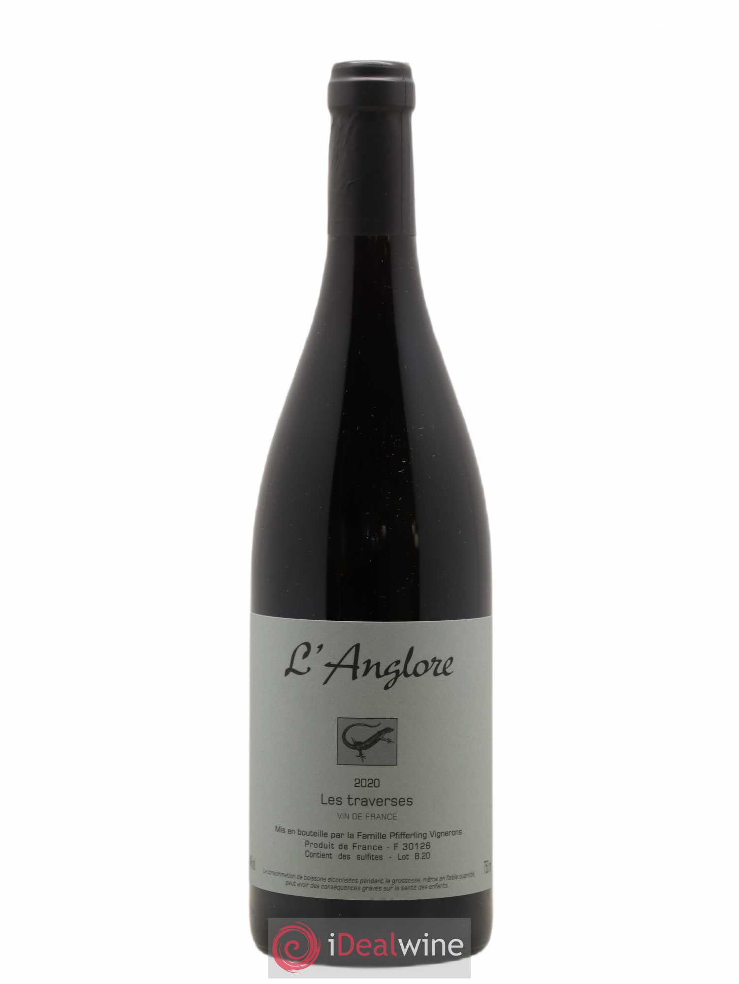 Vin de France Les Traverses L'Anglore 2020 - Lot de 1 bouteille - 0