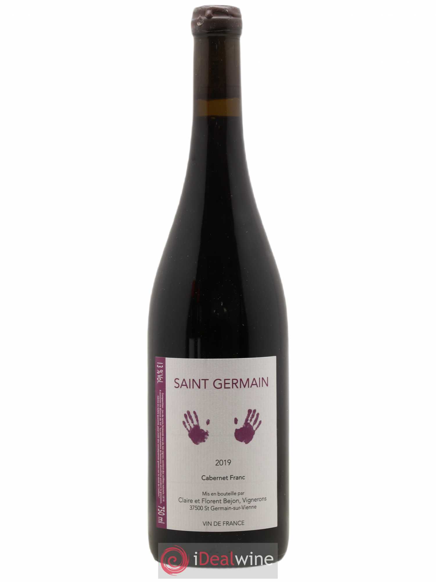 Vin de France Saint Germain Bejon 2019 - Lot de 1 bouteille - 0