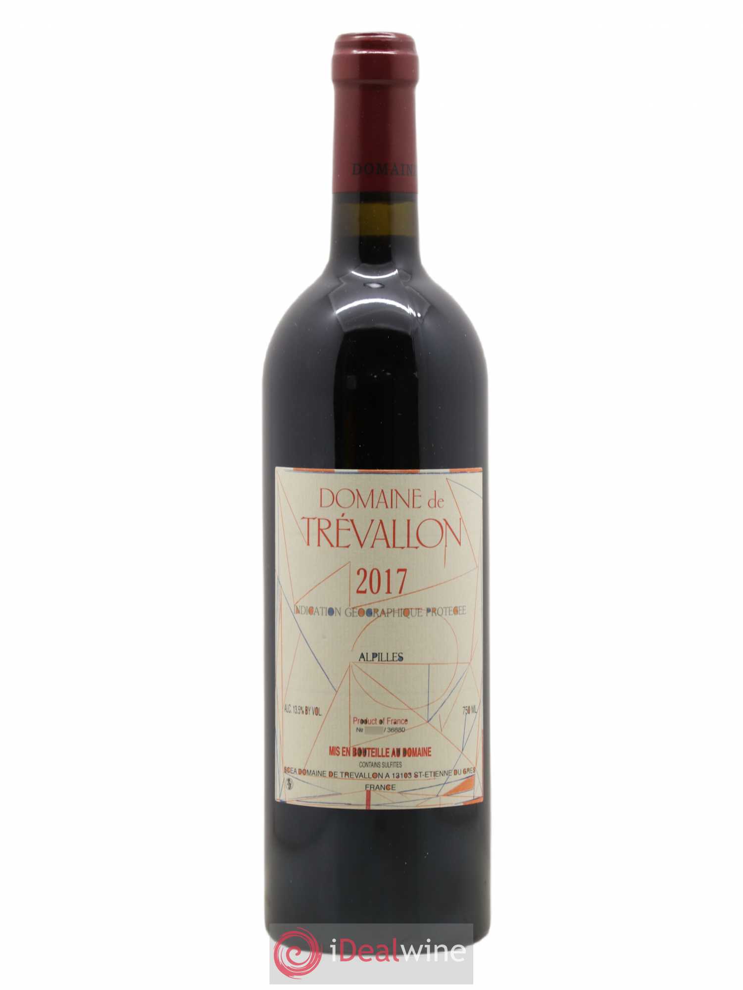 Alpilles Trévallon (Domaine de) Eloi Dürrbach 2017 - Lot de 1 bouteille - 0