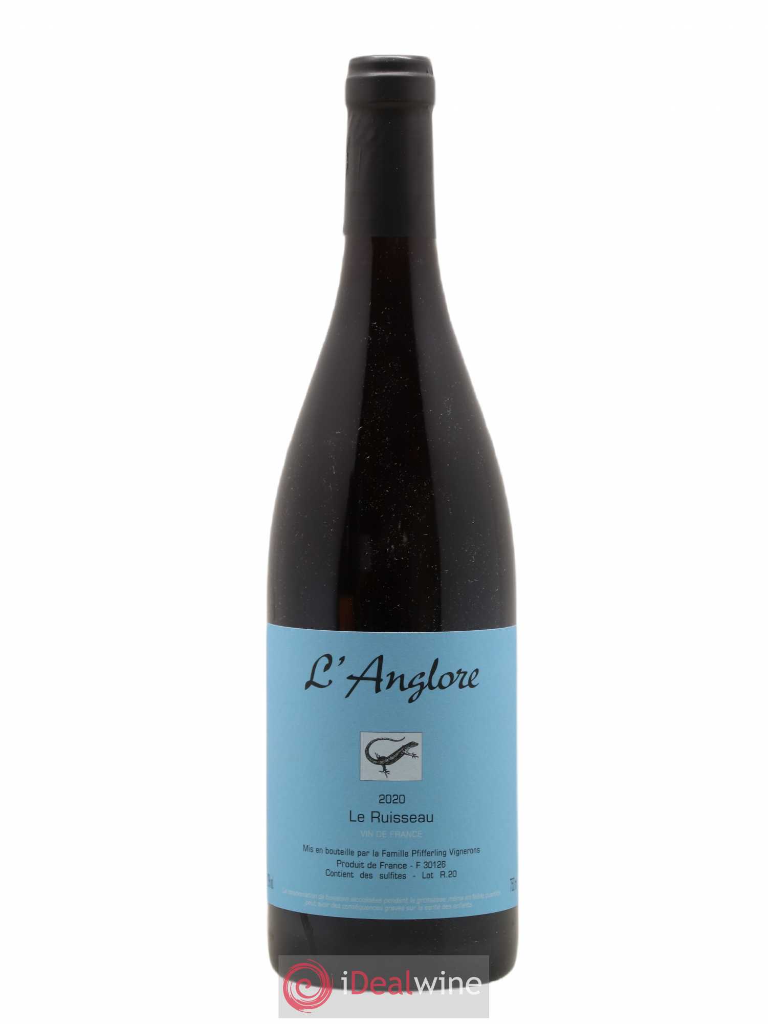 Vin de France Le Ruisseau L'Anglore 2020 - Lot de 1 bouteille - 0