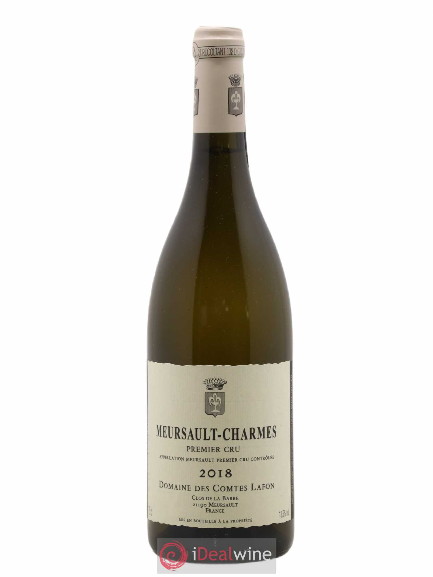 Meursault 1er Cru Charmes Comtes Lafon (Domaine des) 2018 - Lot de 1 bouteille - 0