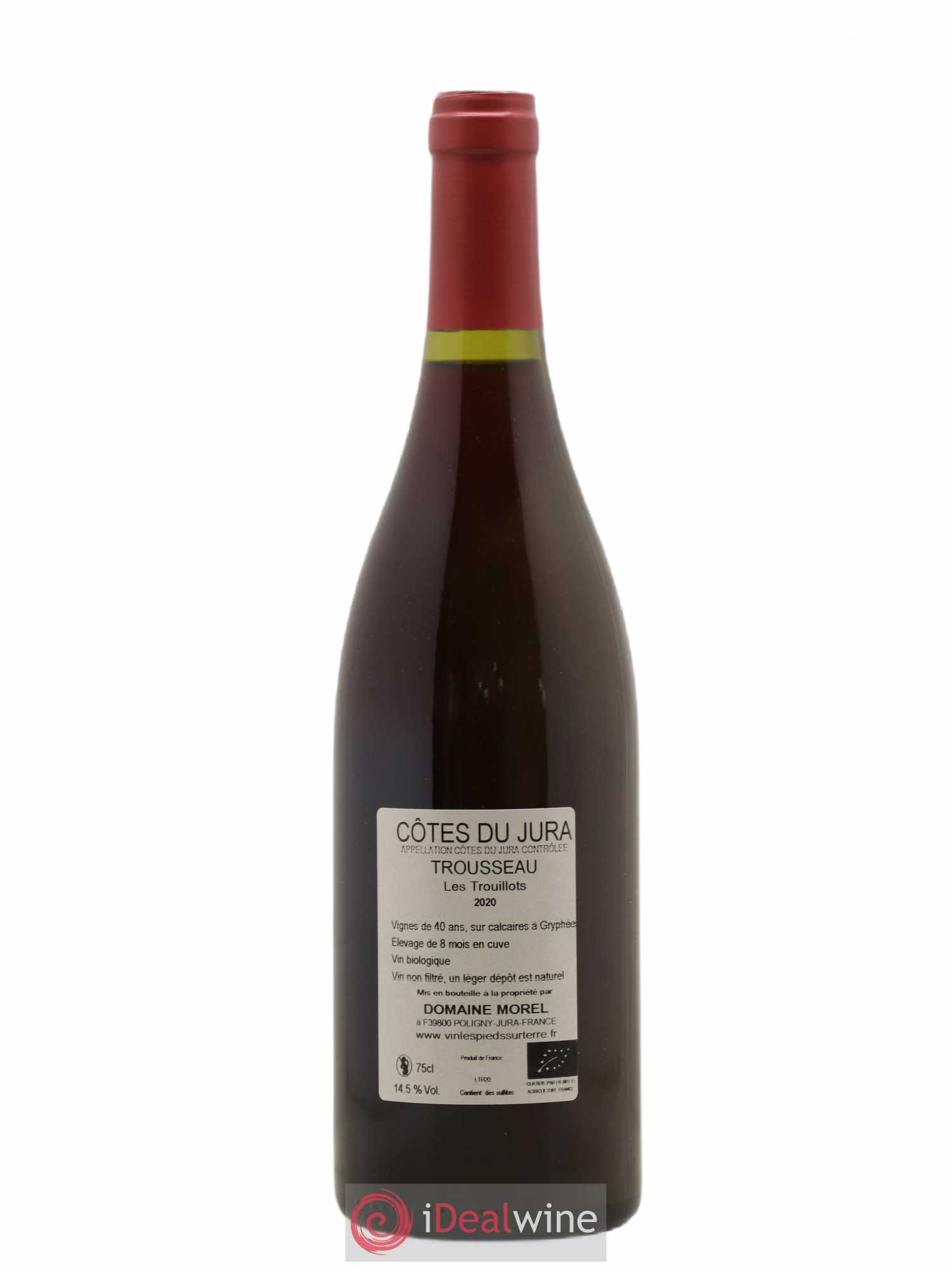 Côtes du Jura Trousseau Trouillots Valentin Morel Les Pieds sur Terre 2020 - Posten von 1 Flasche - 1