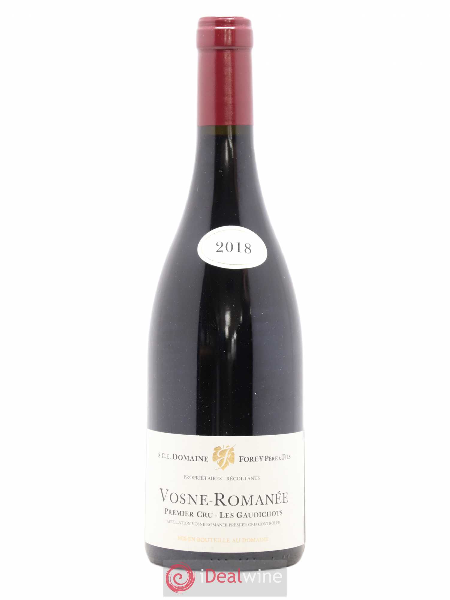 Vosne-Romanée 1er Cru Les Gaudichots Forey Père et Fils (Domaine) 2018 - Lot de 1 bouteille - 0