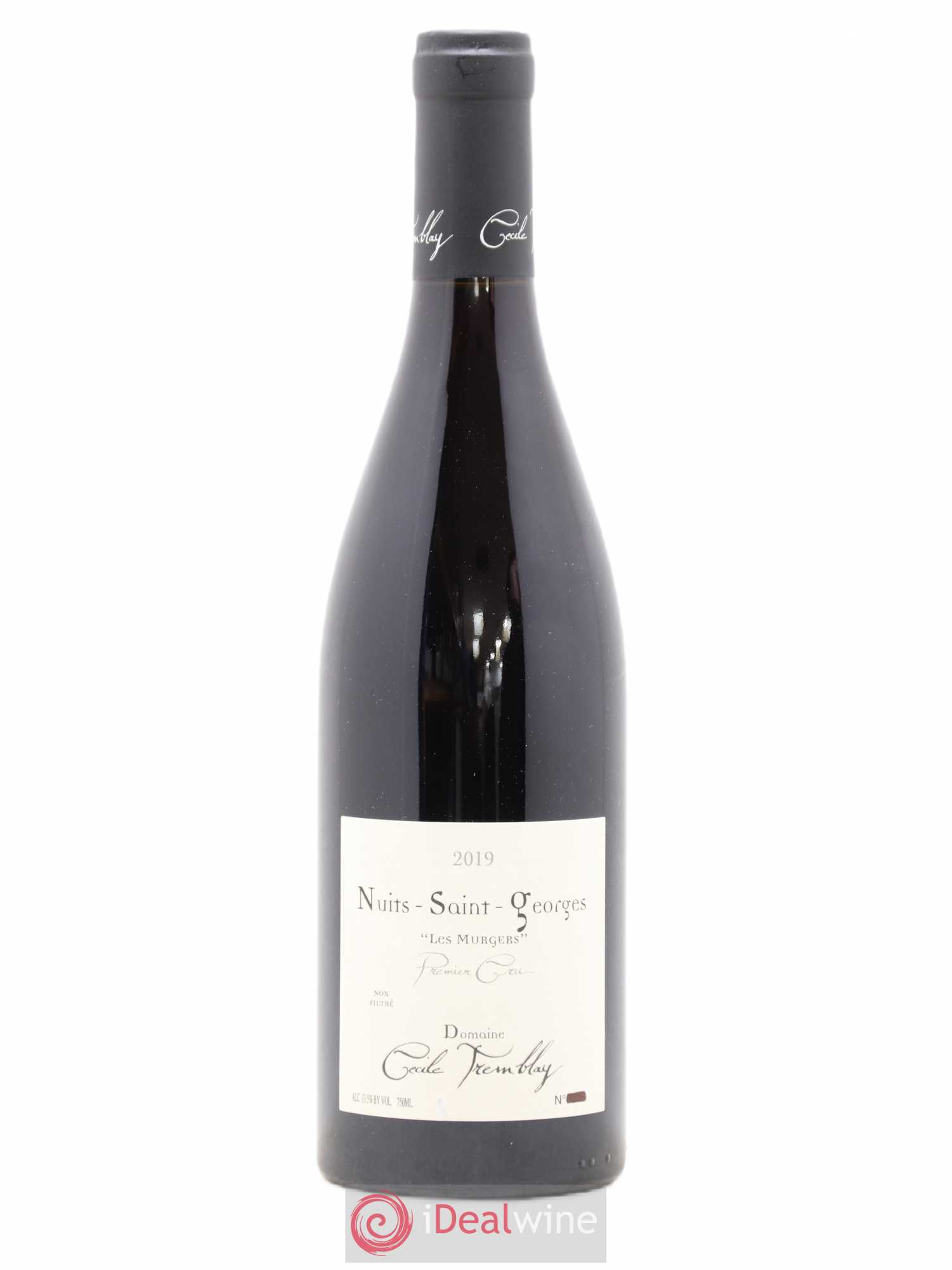 Nuits-Saint-Georges 1er Cru Les Murgers Cécile Tremblay 2019 - Lot de 1 bouteille - 0
