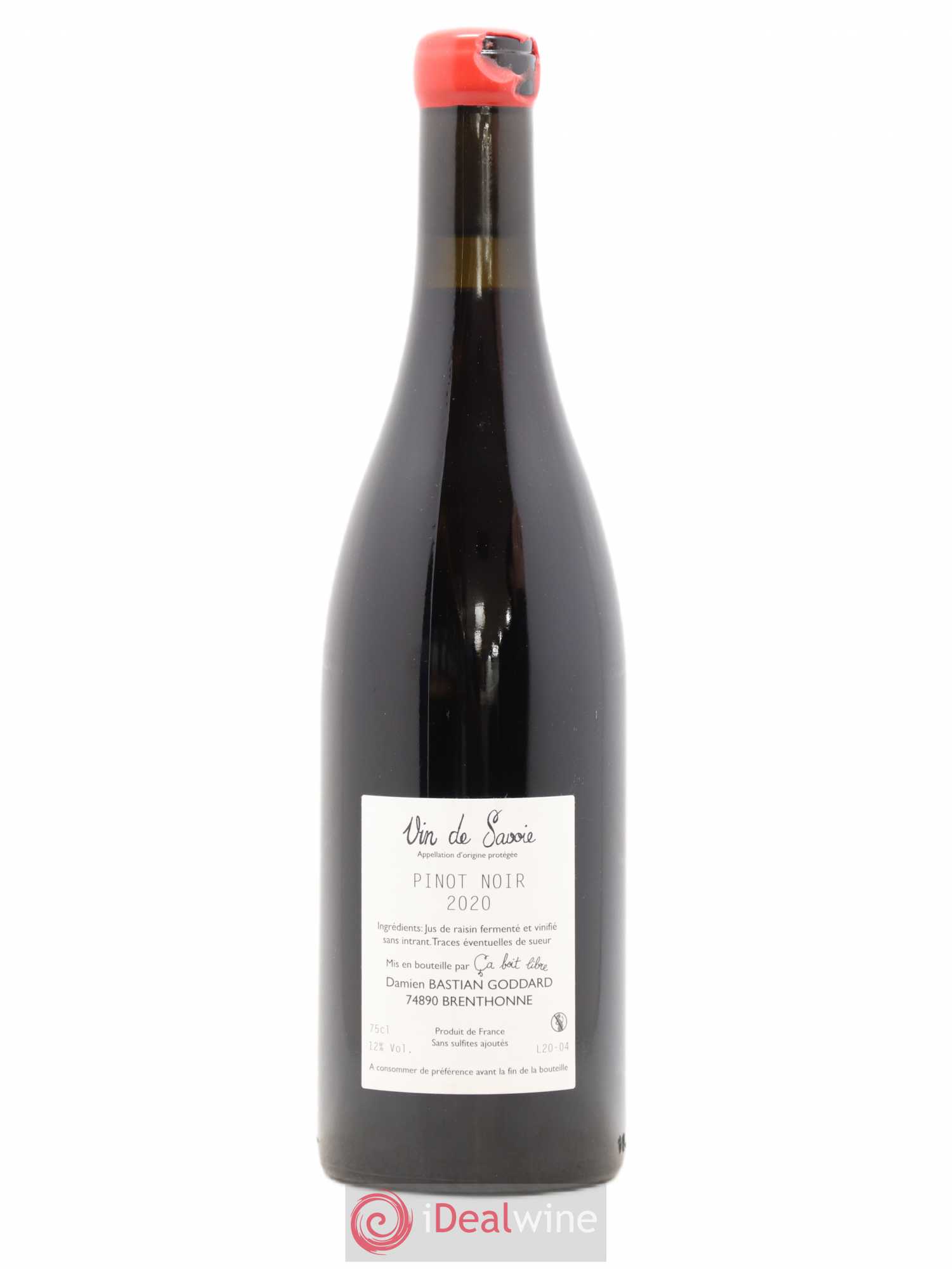 Vin de Savoie Ton Rouge Du Lac Bastian Goddard (no reserve) 2020 - Lot of 1 bottle - 1