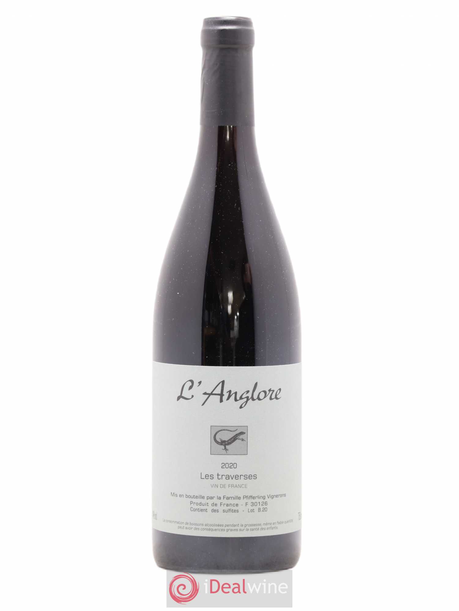 Vin de France Les Traverses L'Anglore 2020 - Lot de 1 bouteille - 0