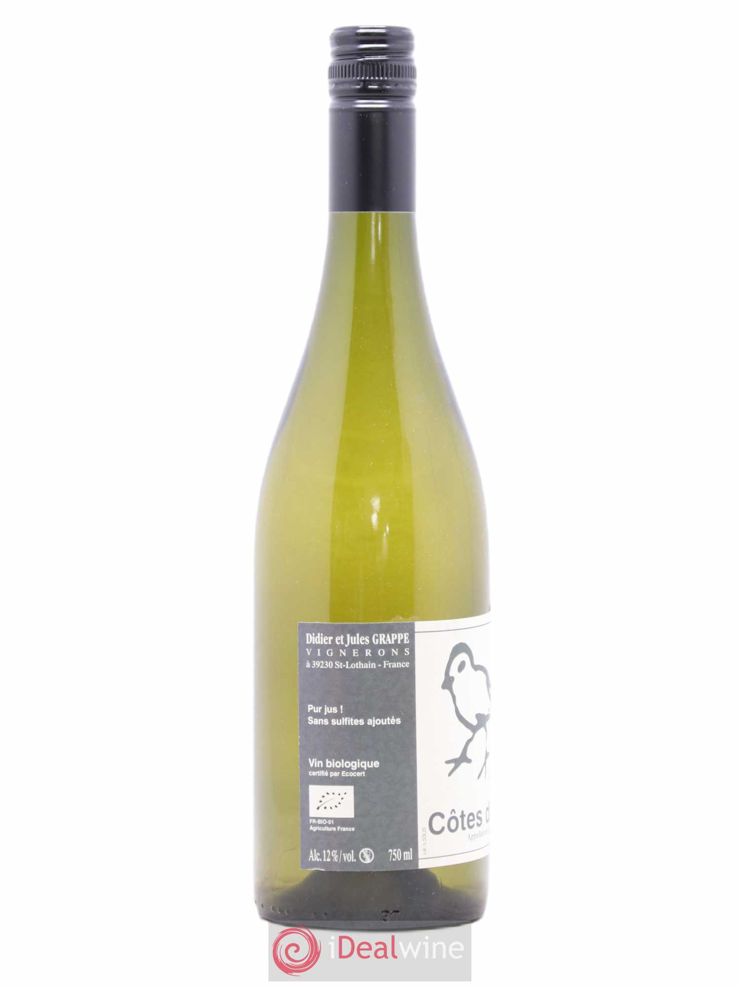 Côtes du Jura Grappe Savagnin Ouillé Longefin 2020 - Posten von 1 Flasche - 1