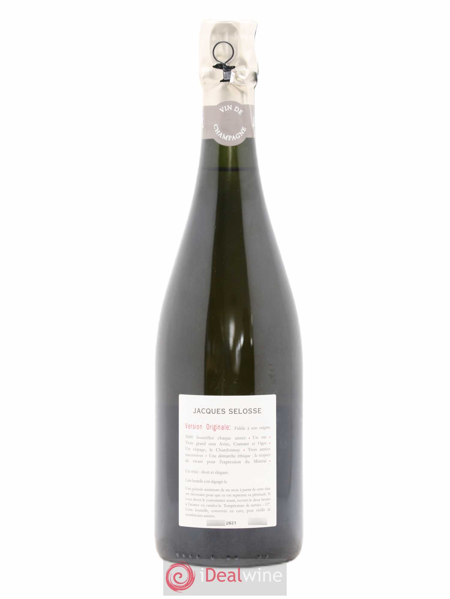 Version Originale Jacques Selosse - Lot de 1 bouteille - 1