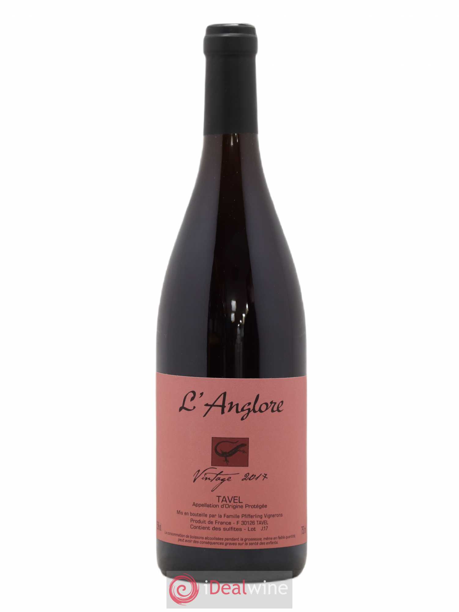 Tavel Vintage L'Anglore 2017 - Lot de 1 bouteille - 0