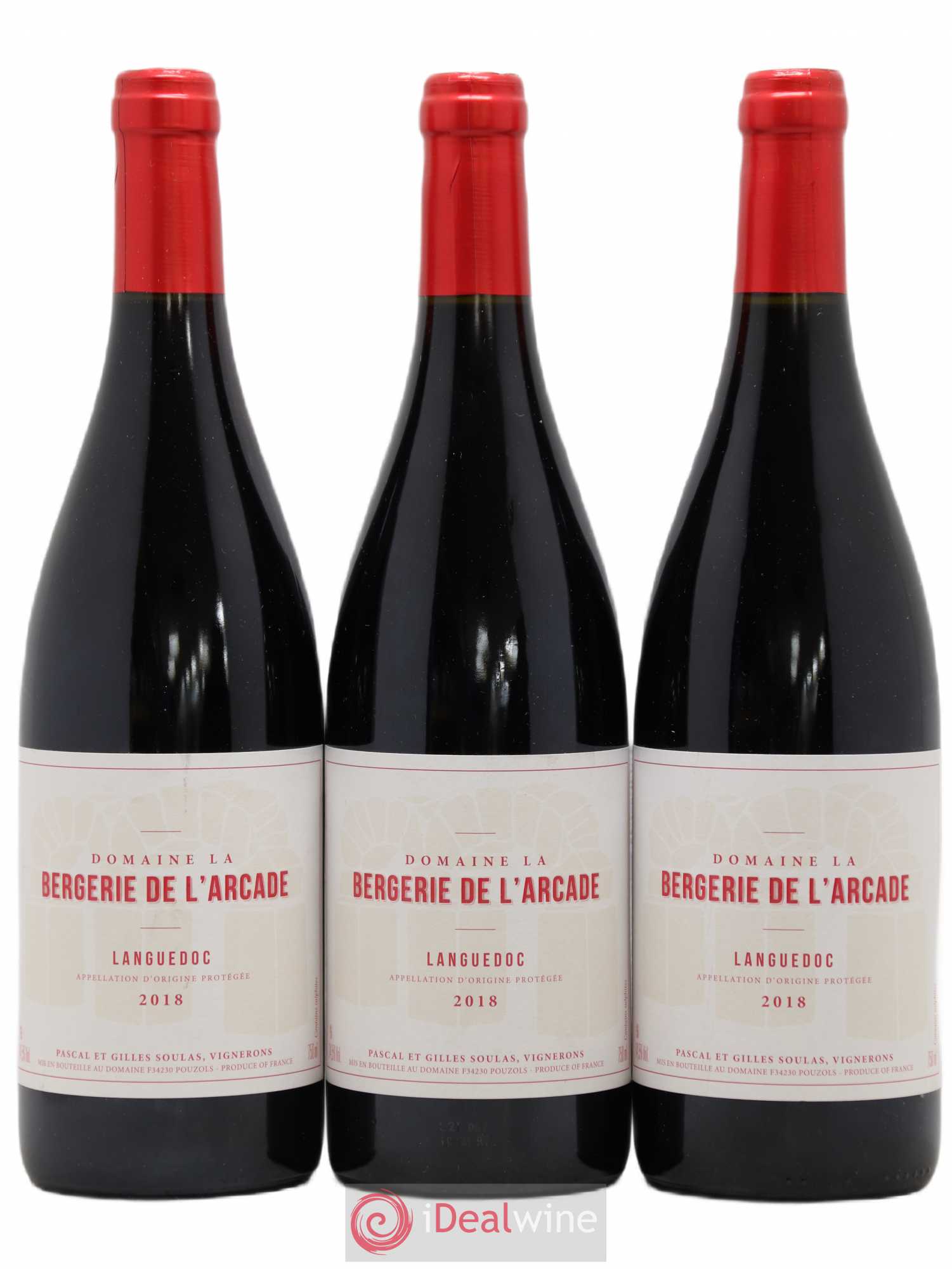 Languedoc La Bergerie de l'Arcade (Domaine) 2018 - Lot de 3 bouteilles - 0