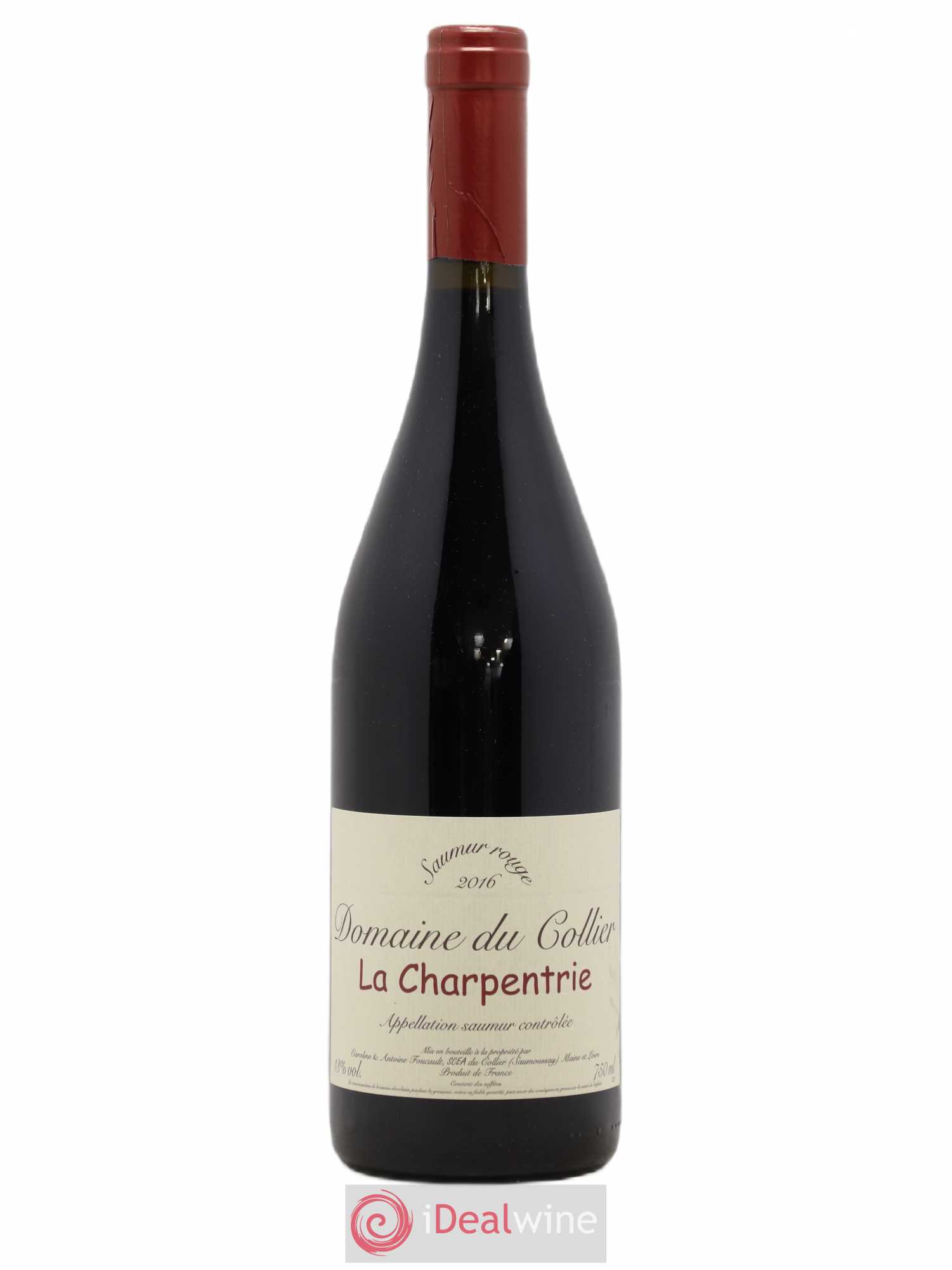 Saumur La Charpentrie Domaine du Collier 2016 - Lot de 1 bouteille - 0