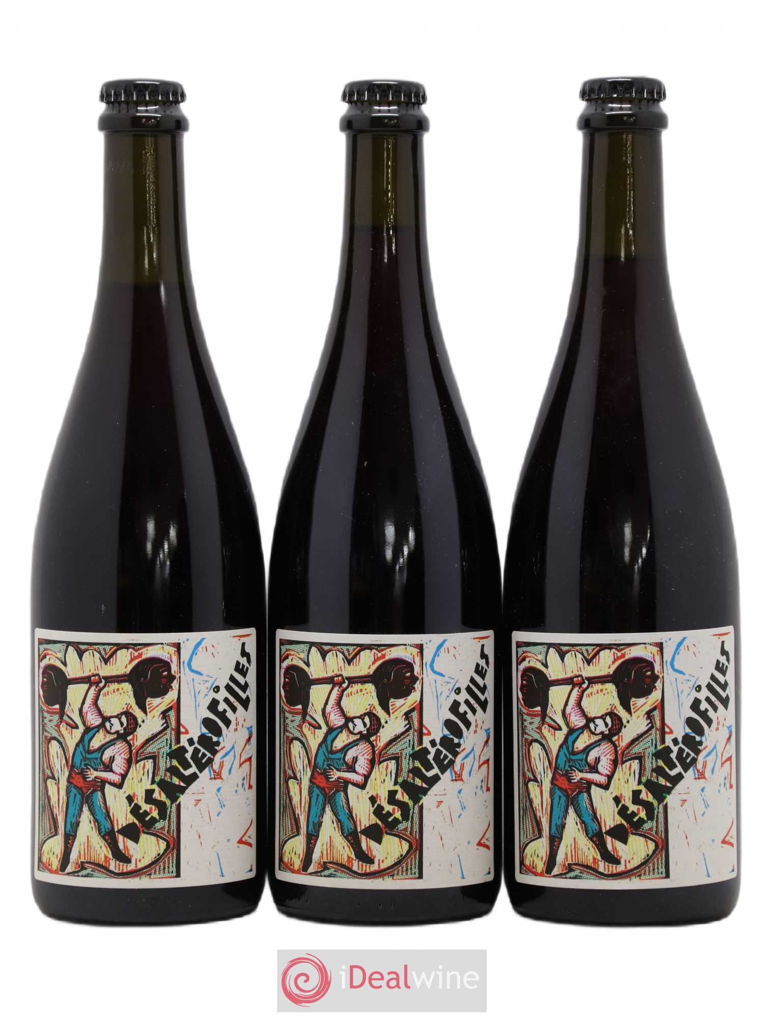 Vin de France Verre de Terre Désaltérofilles Benoit Rosenberger 2020 - Lot de 3 bouteilles - 0