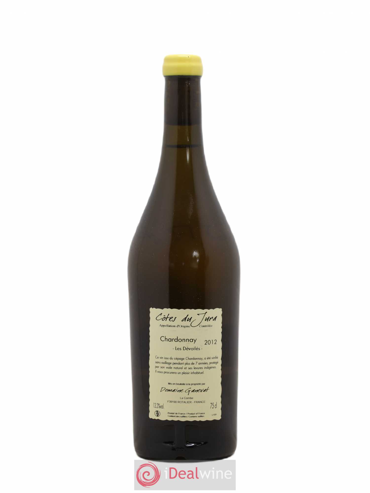Côtes du Jura Les Dévoilés Jean-François Ganevat (Domaine) 2012 - Lot de 1 bouteille - 1