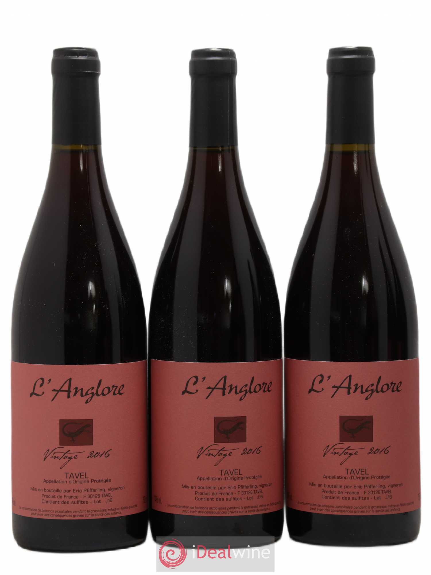 Tavel Vintage L'Anglore 2016 - Lot de 6 bouteilles - 2