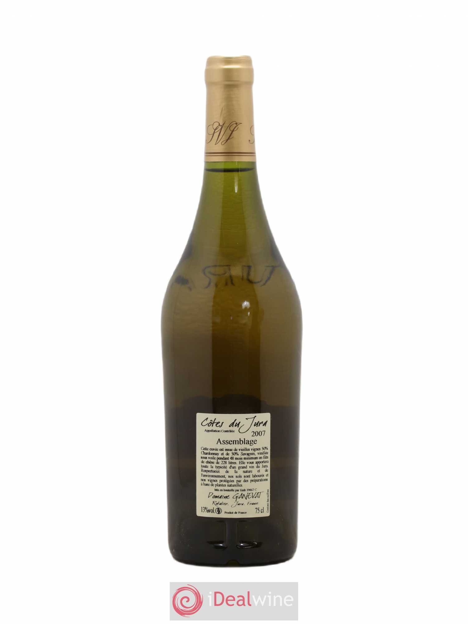 Côtes du Jura Cuvée de Garde Jean-François Ganevat (Domaine) 2007 - Lot de 1 bouteille - 1