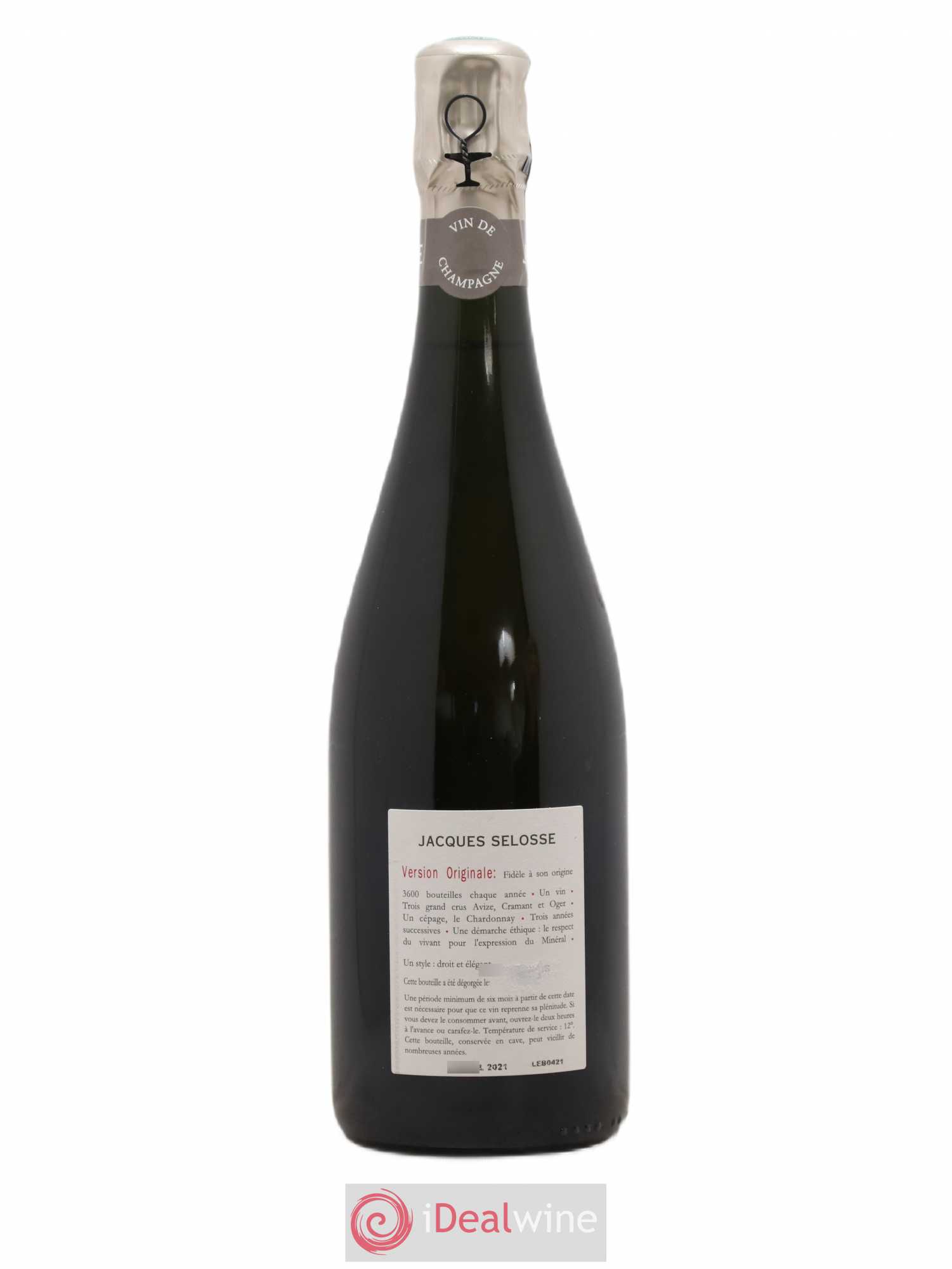Version Originale Jacques Selosse - Lot de 1 bouteille - 1