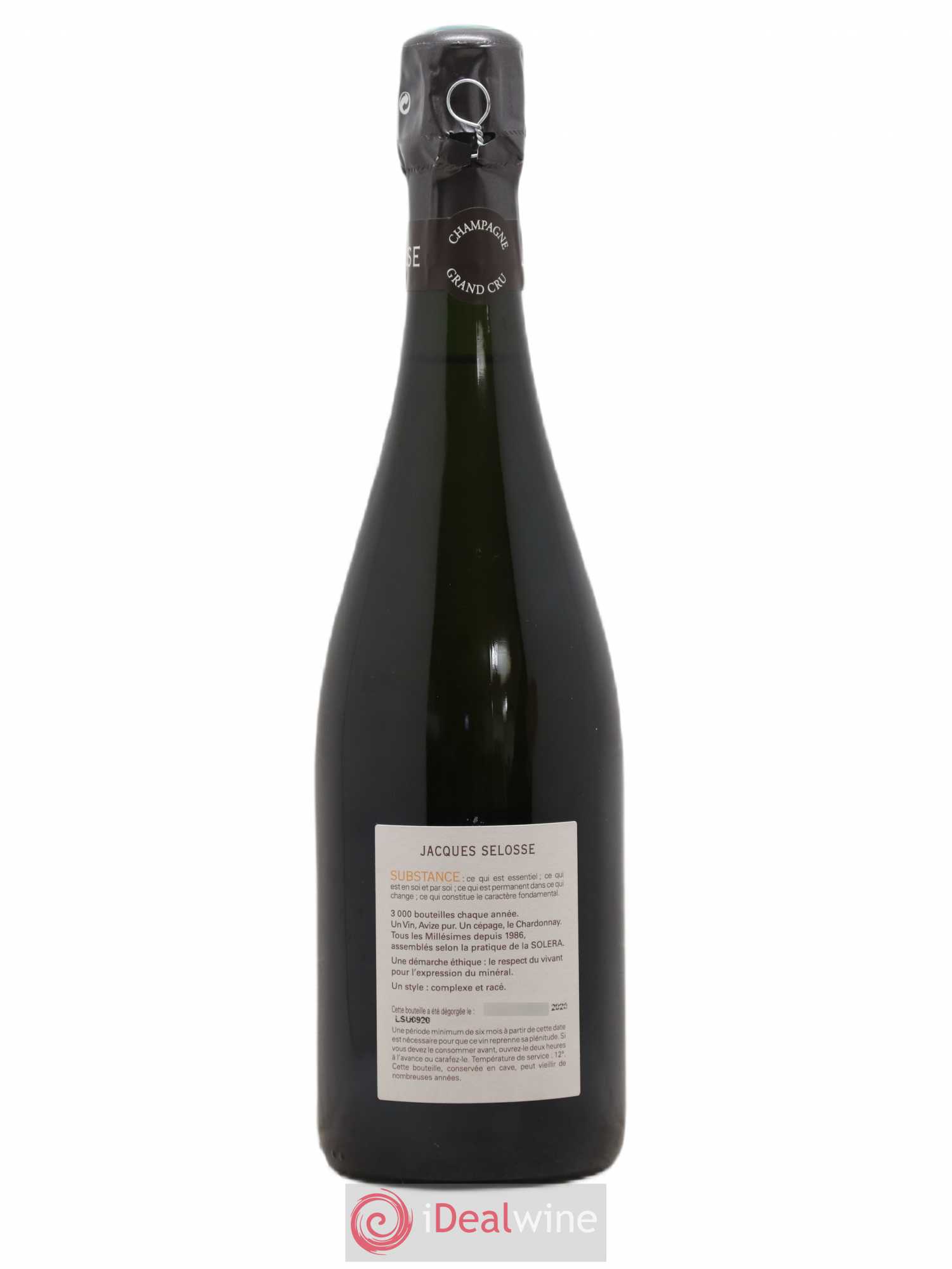 Substance Jacques Selosse - Lot de 1 bouteille - 1