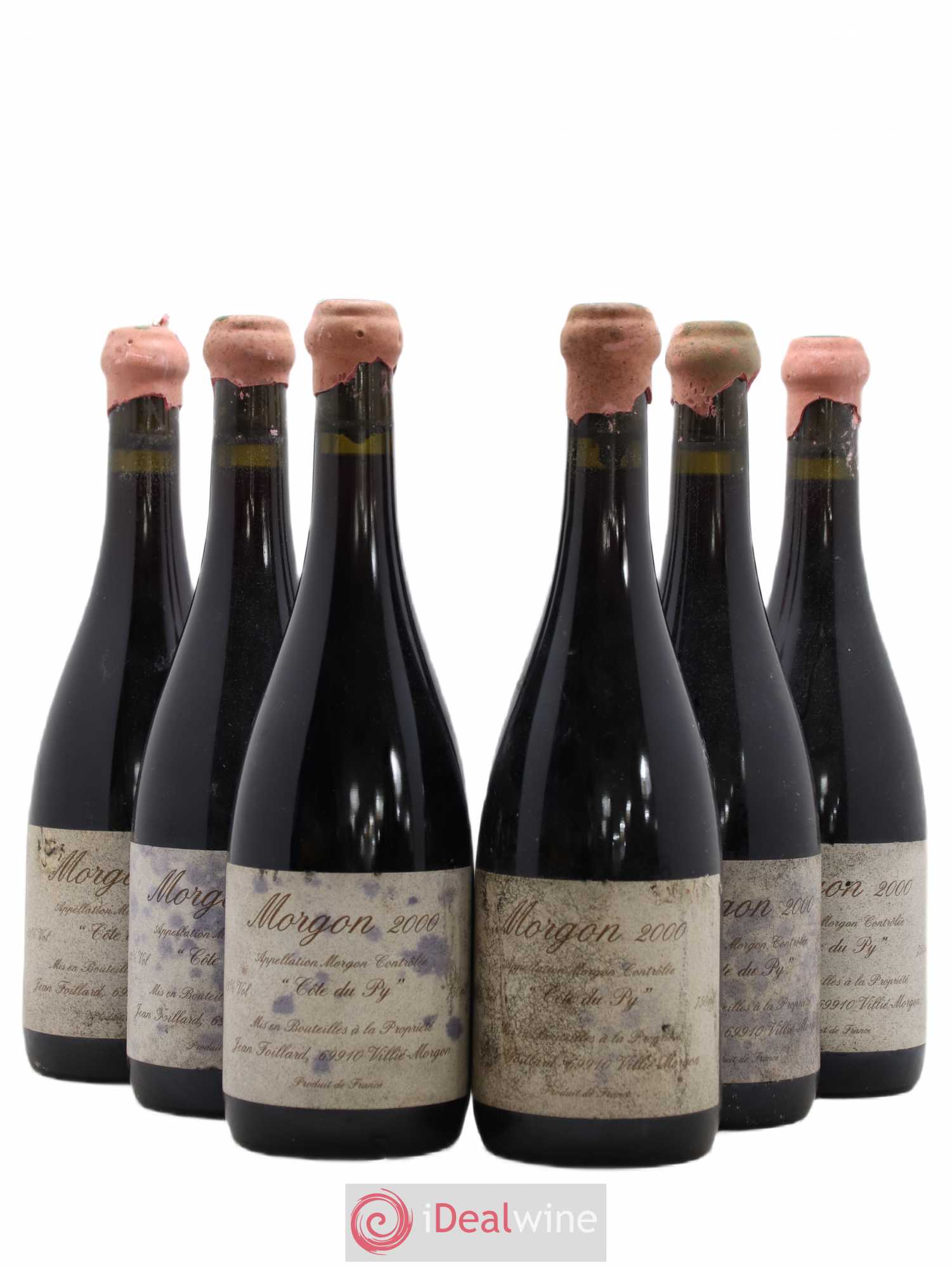 Morgon Côte du Py Jean Foillard 2000 - Lot de 6 bouteilles - 0